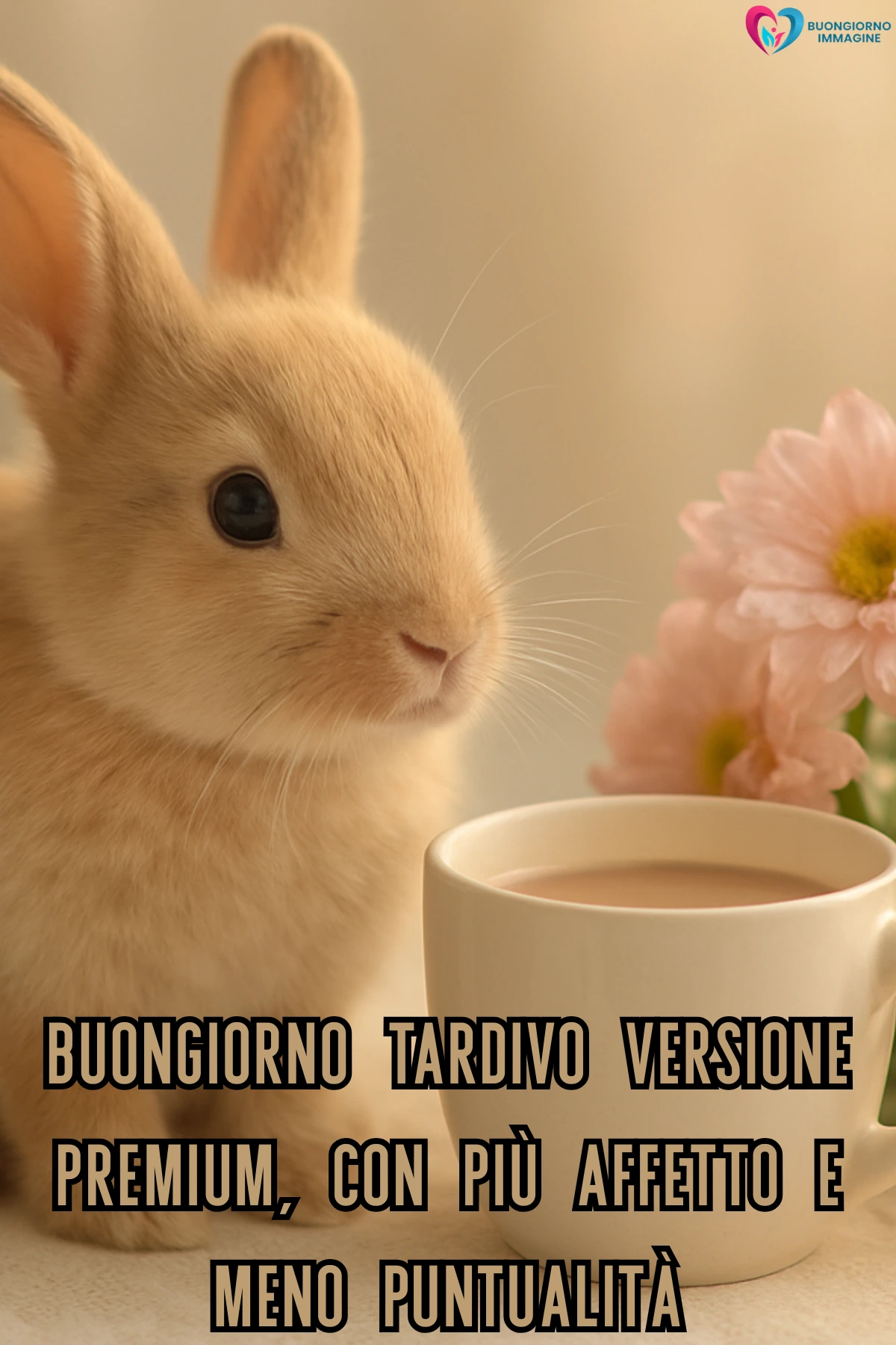 buongiorno in ritardo assonnato tardi con giardino fiorito e farfalle