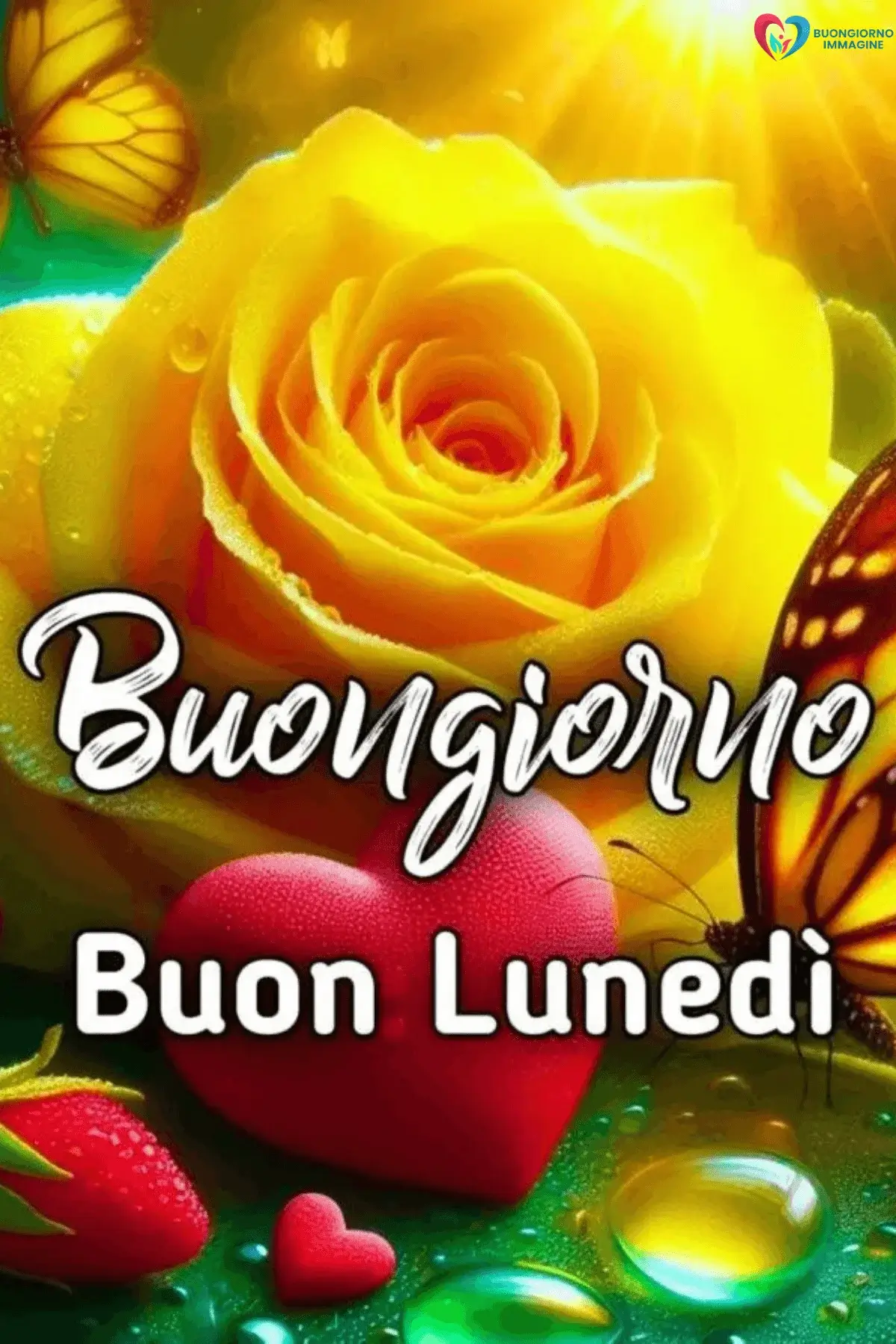 buongiorno lunedì felicità e amore