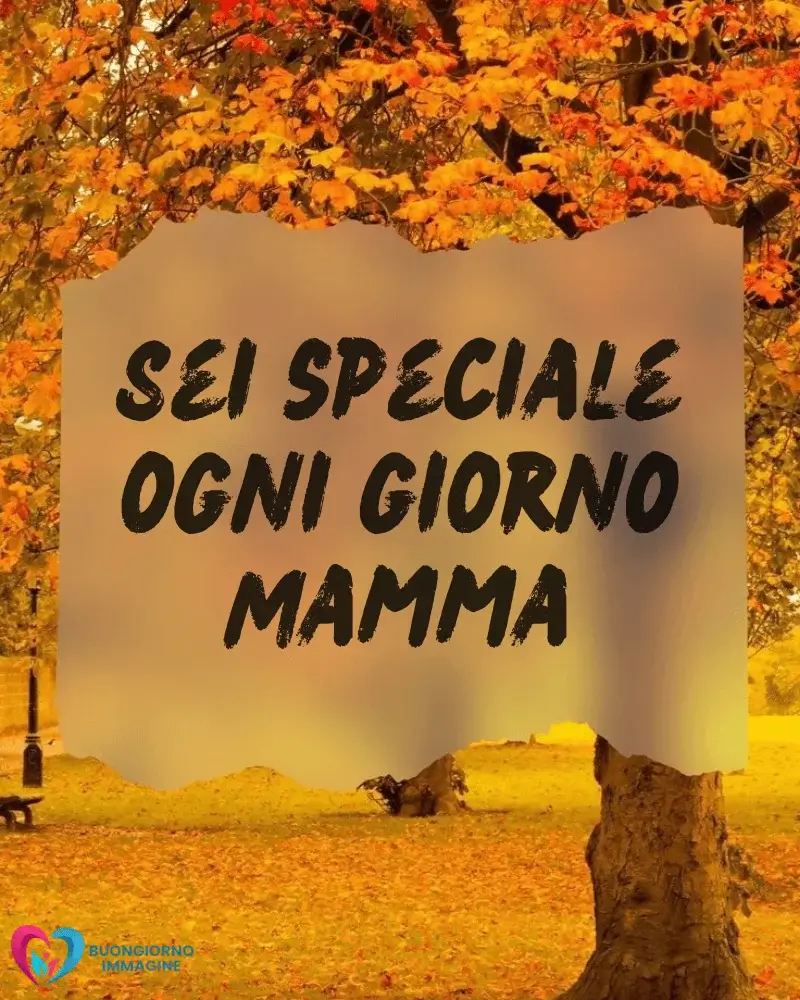 buongiorno mamma con affetto familiare