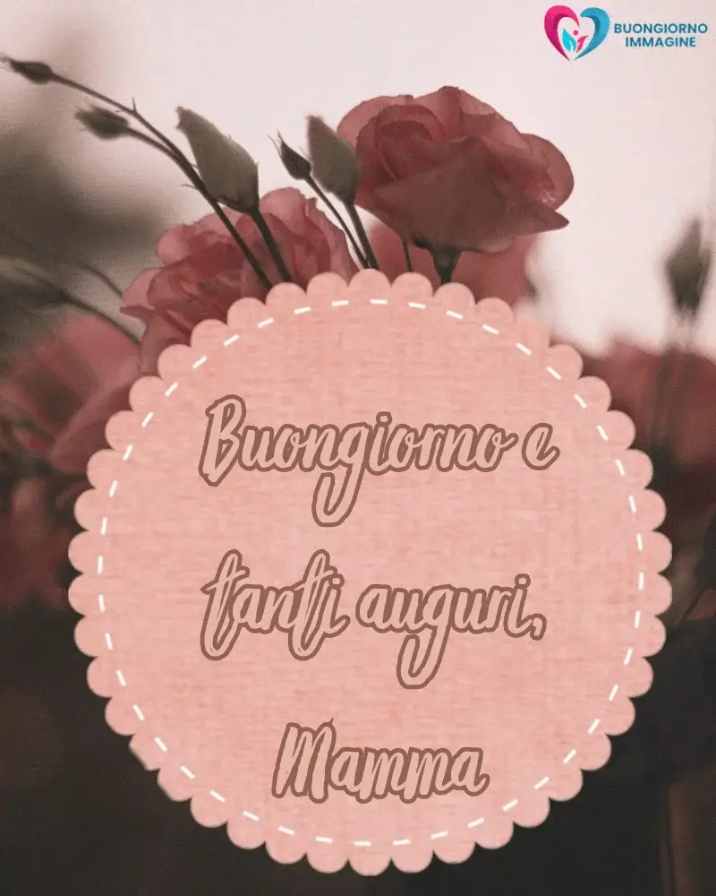 buongiorno mamma con dolcezza mattutina