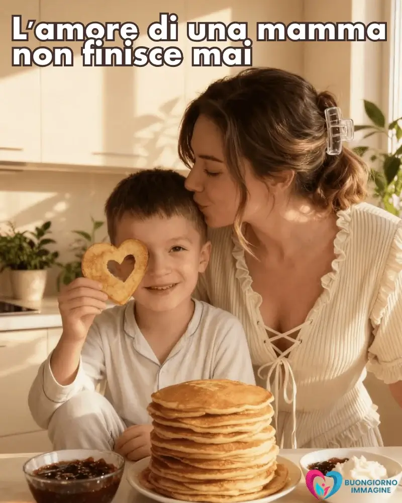 buongiorno mamma con parole speciali