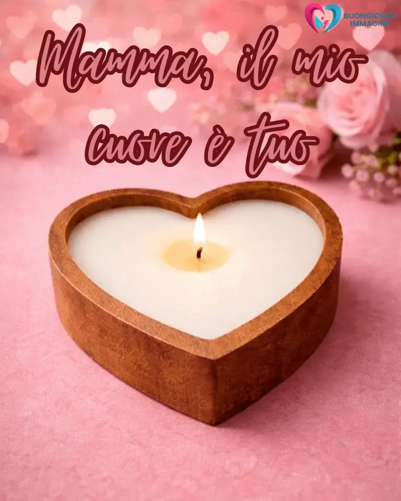 buongiorno mamma con scena mattutina