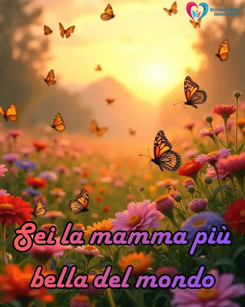 buongiorno mamma con sentimento profondo