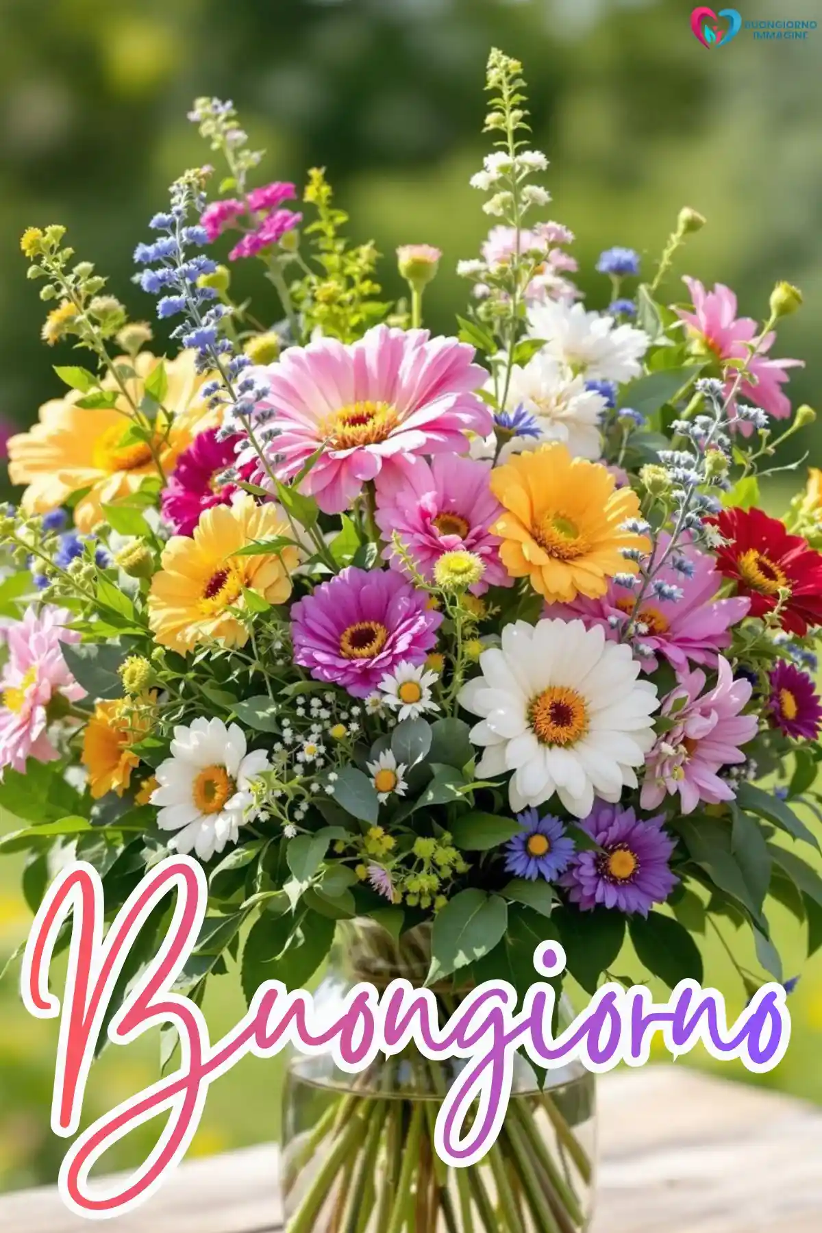 buon giorno immagini nuove con colazione e tazza fumante