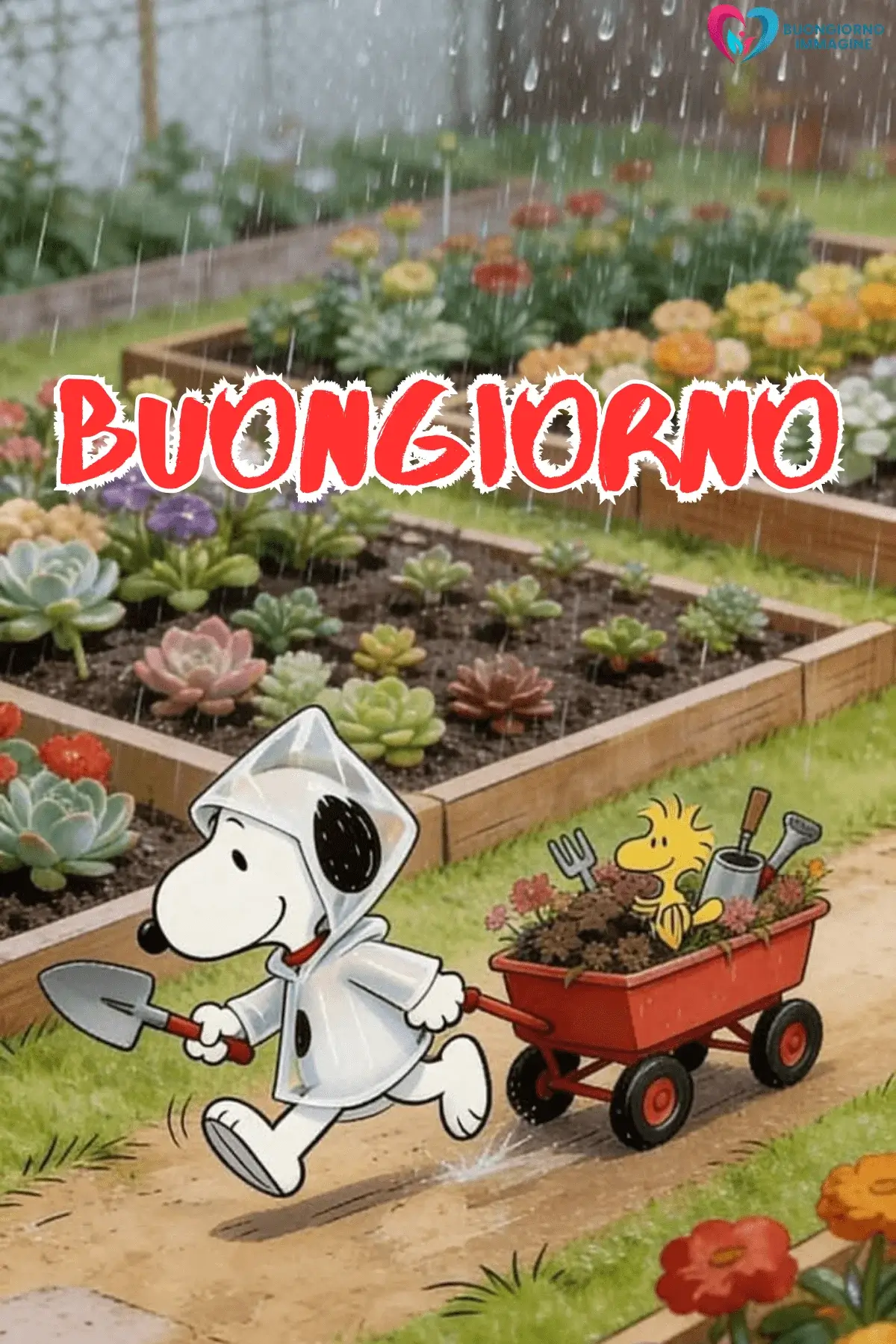 buongiorno pioggia con dolci emozioni