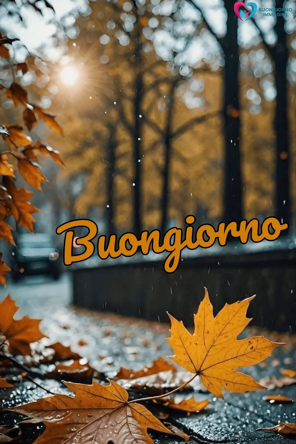 buongiorno pioggia con ispirazione mattutina