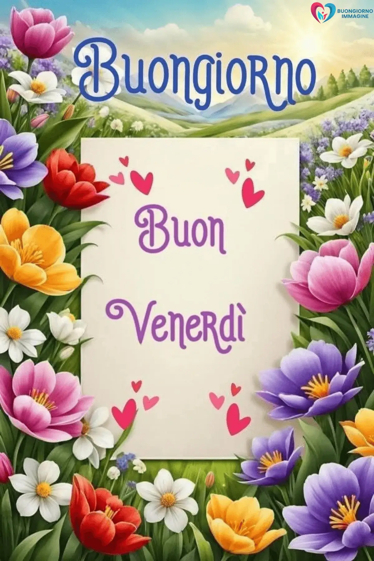 buongiorno venerdì immagini con atmosfera calma