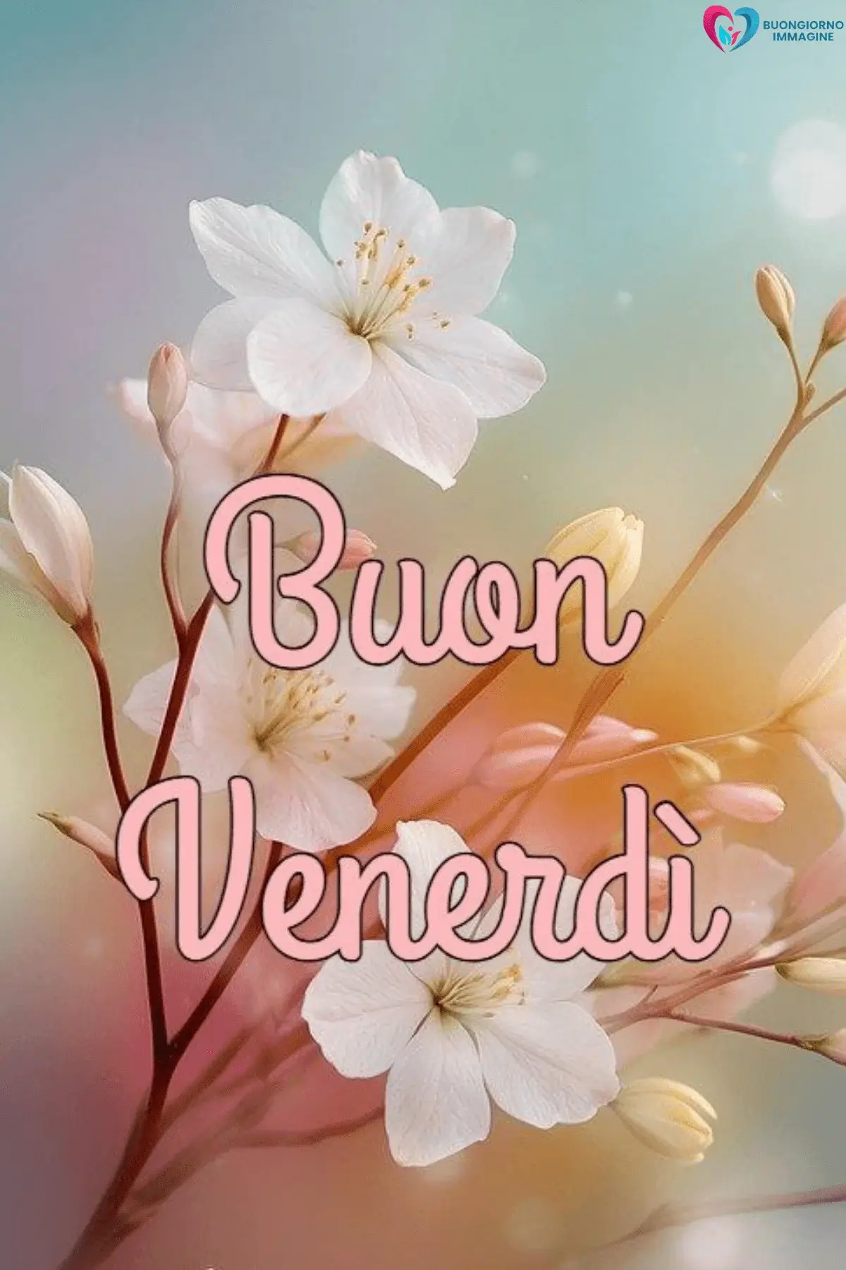 buongiorno venerdì immagini con colori freschi