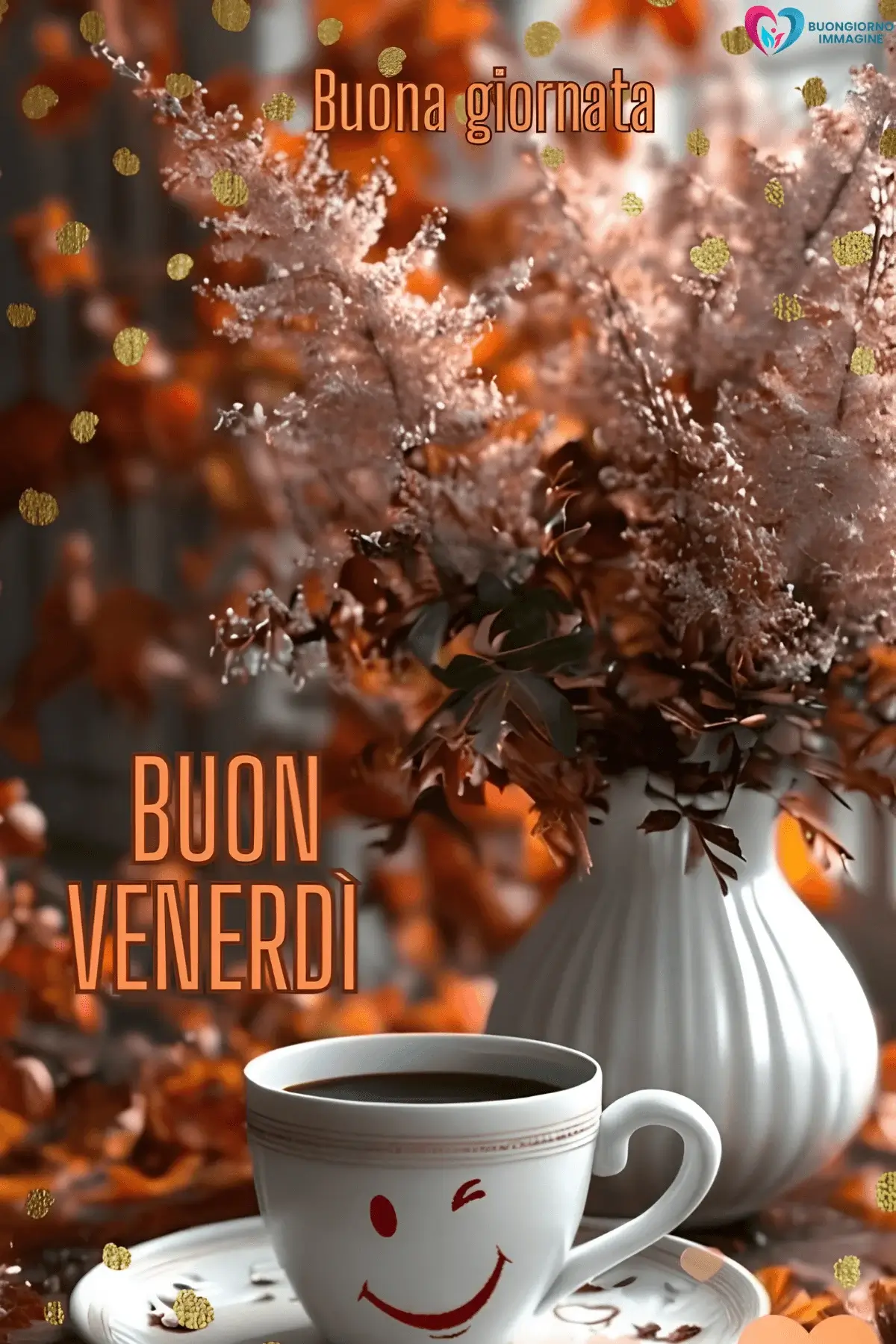 buongiorno venerdì immagini con design moderno minimal