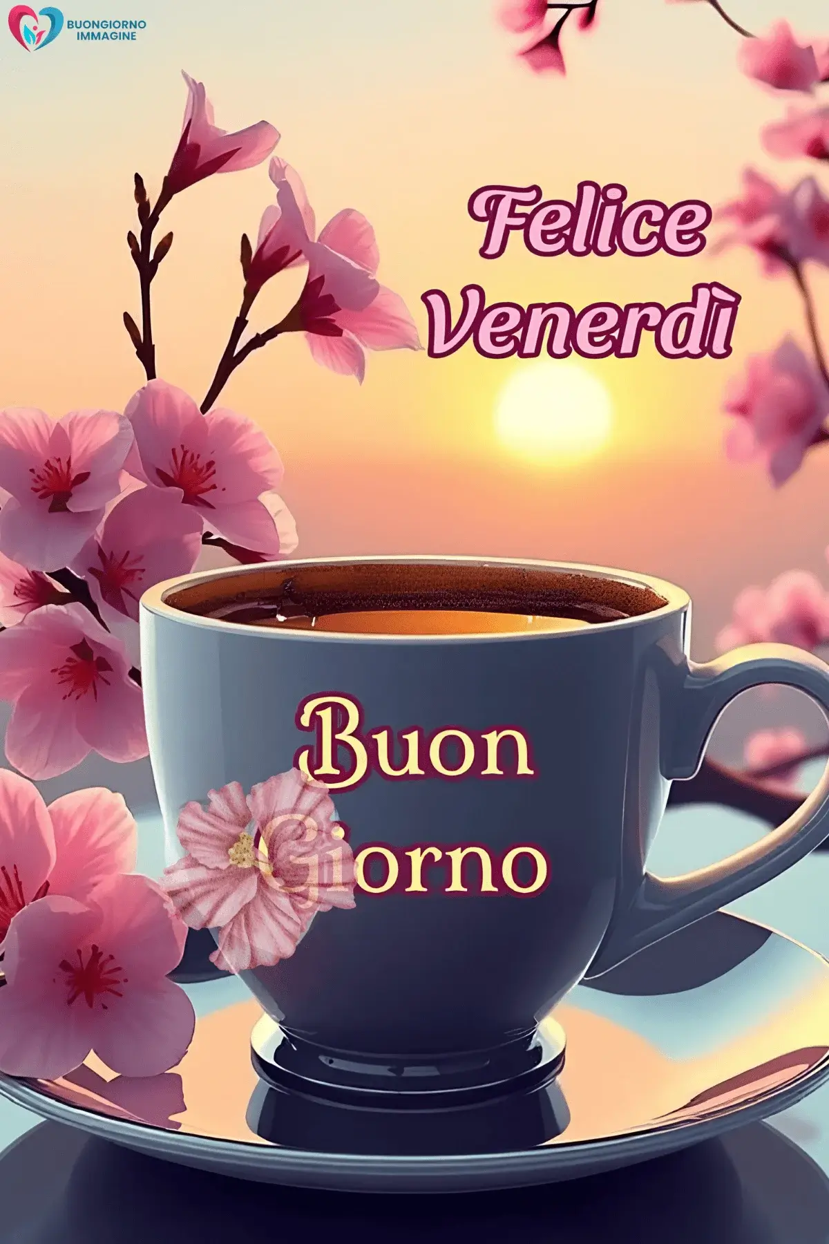 buongiorno venerdì immagini con sfondo chiaro