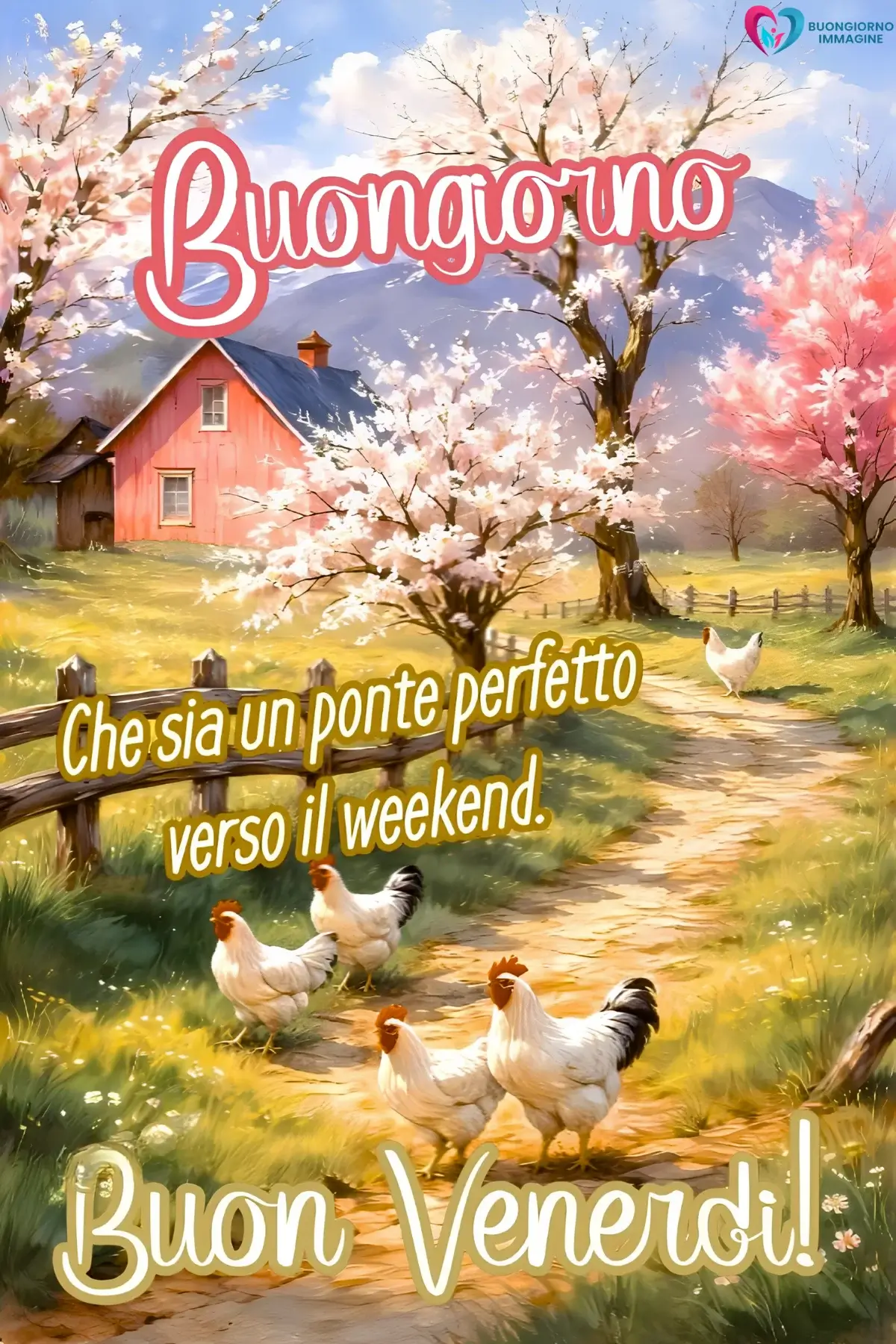 buongiorno venerdì immagini con stile moderno
