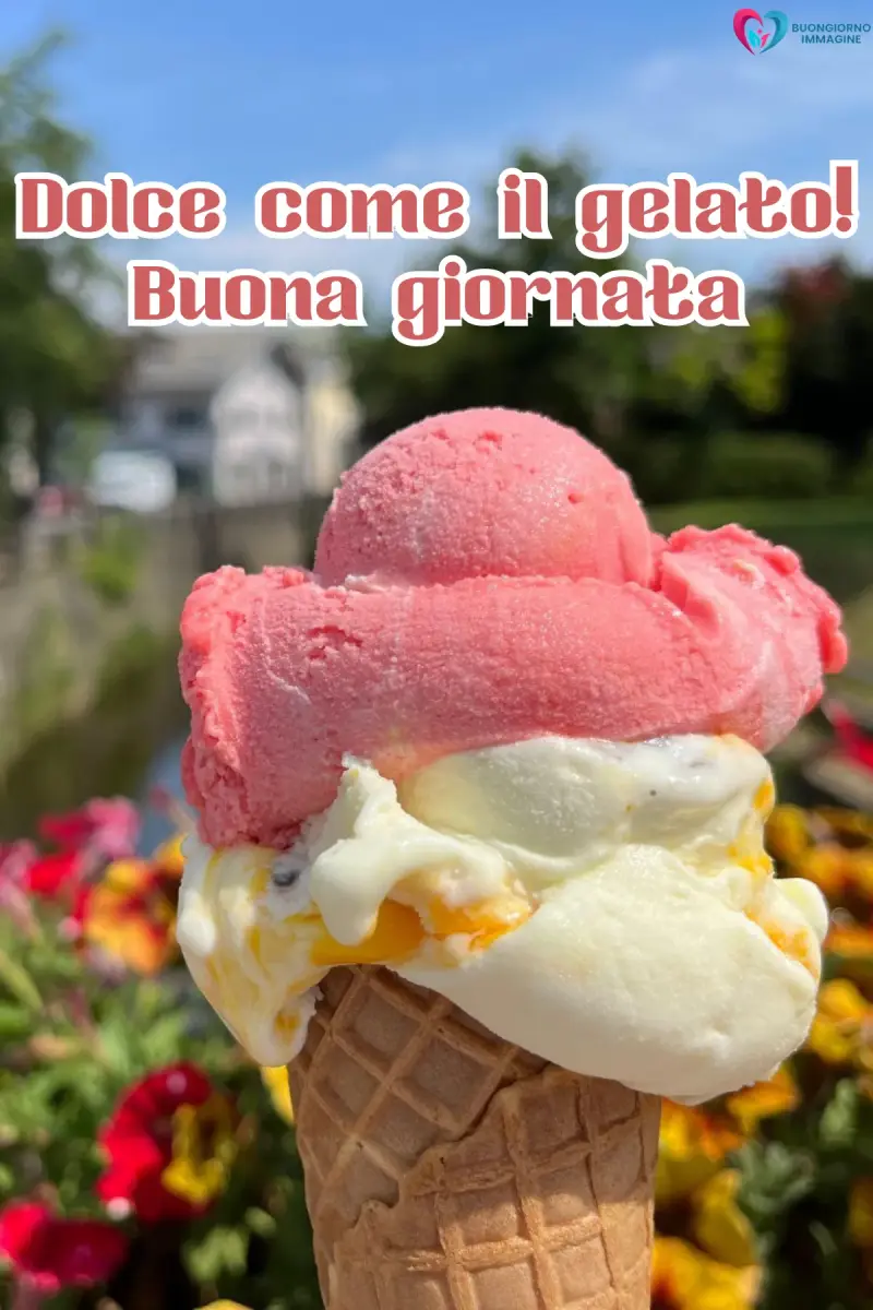 buongiorno buona giornata immagini con tazza cappuccino e croissant