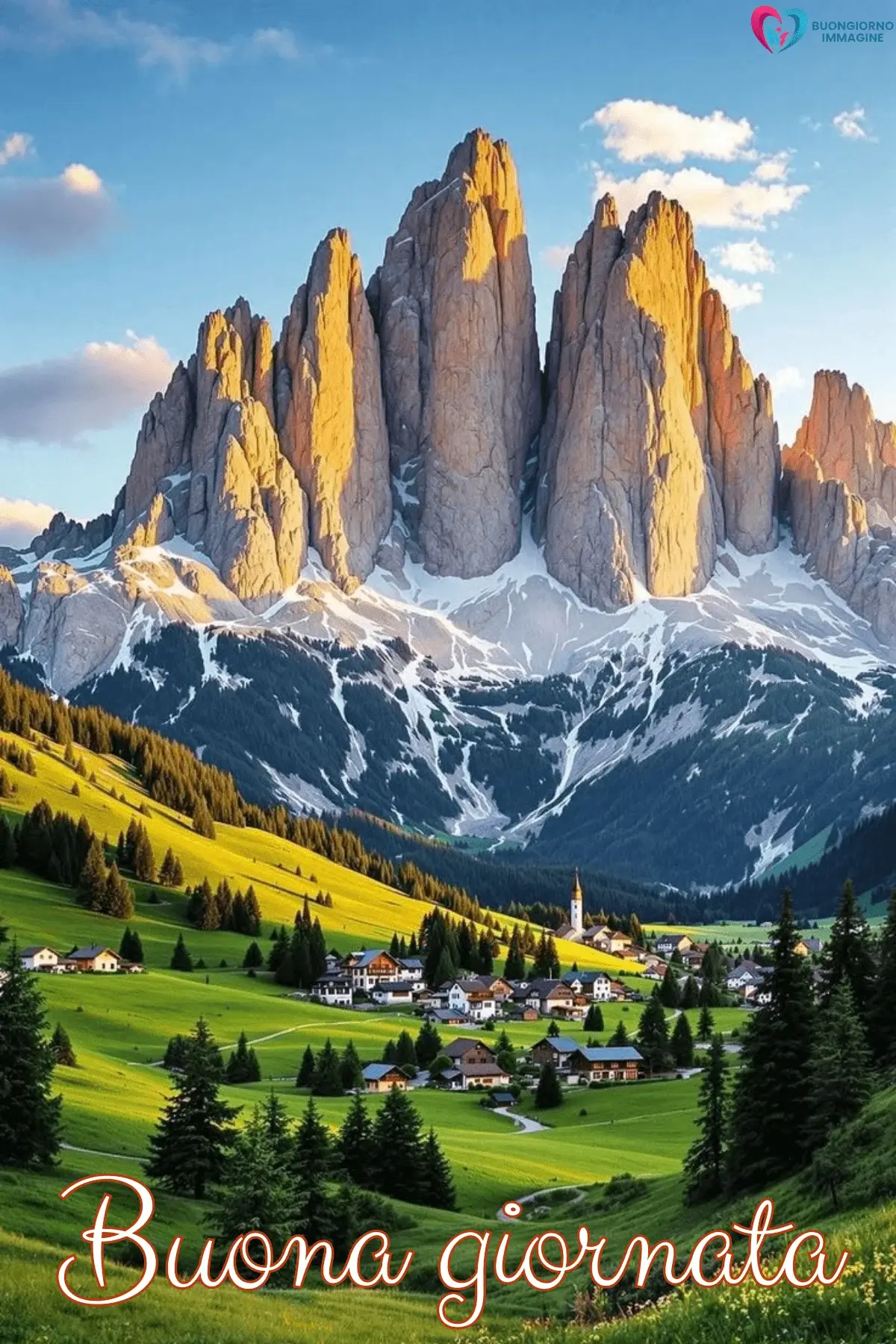 immagini buongiorno Toscana autentica con villa in pietra