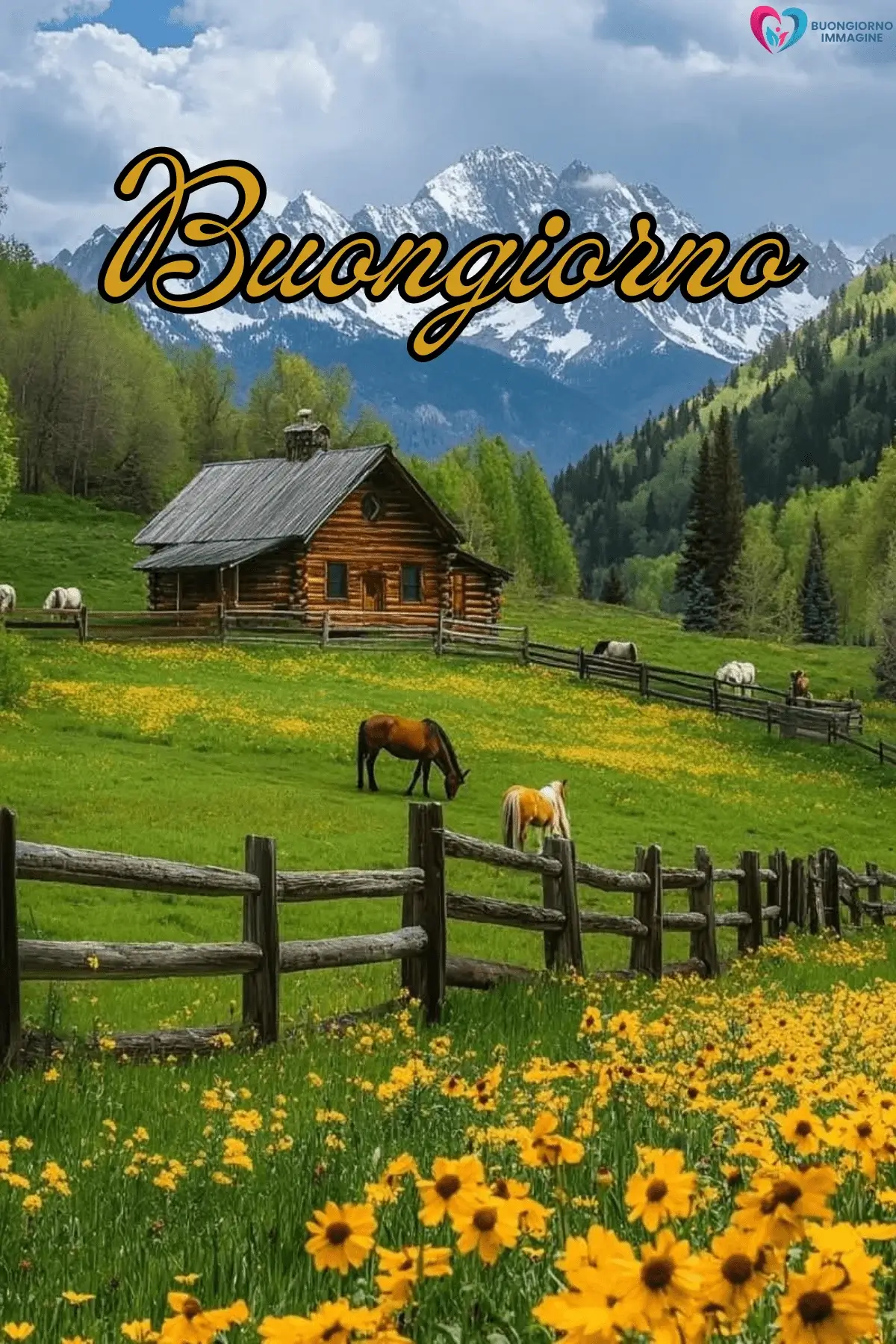 immagini buongiorno Toscana con atmosfera rurale tranquilla