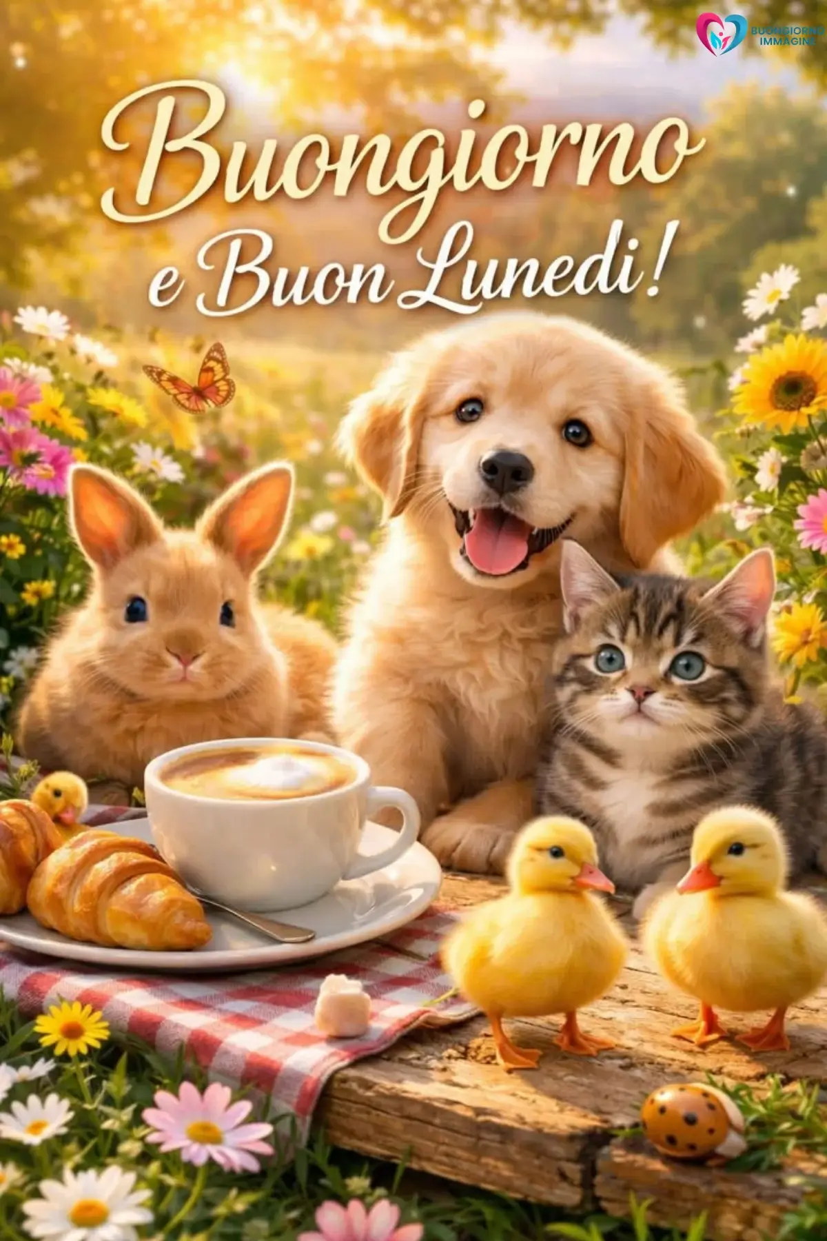 immagini buongiorno buon lunedì con caffè caldo mattutino