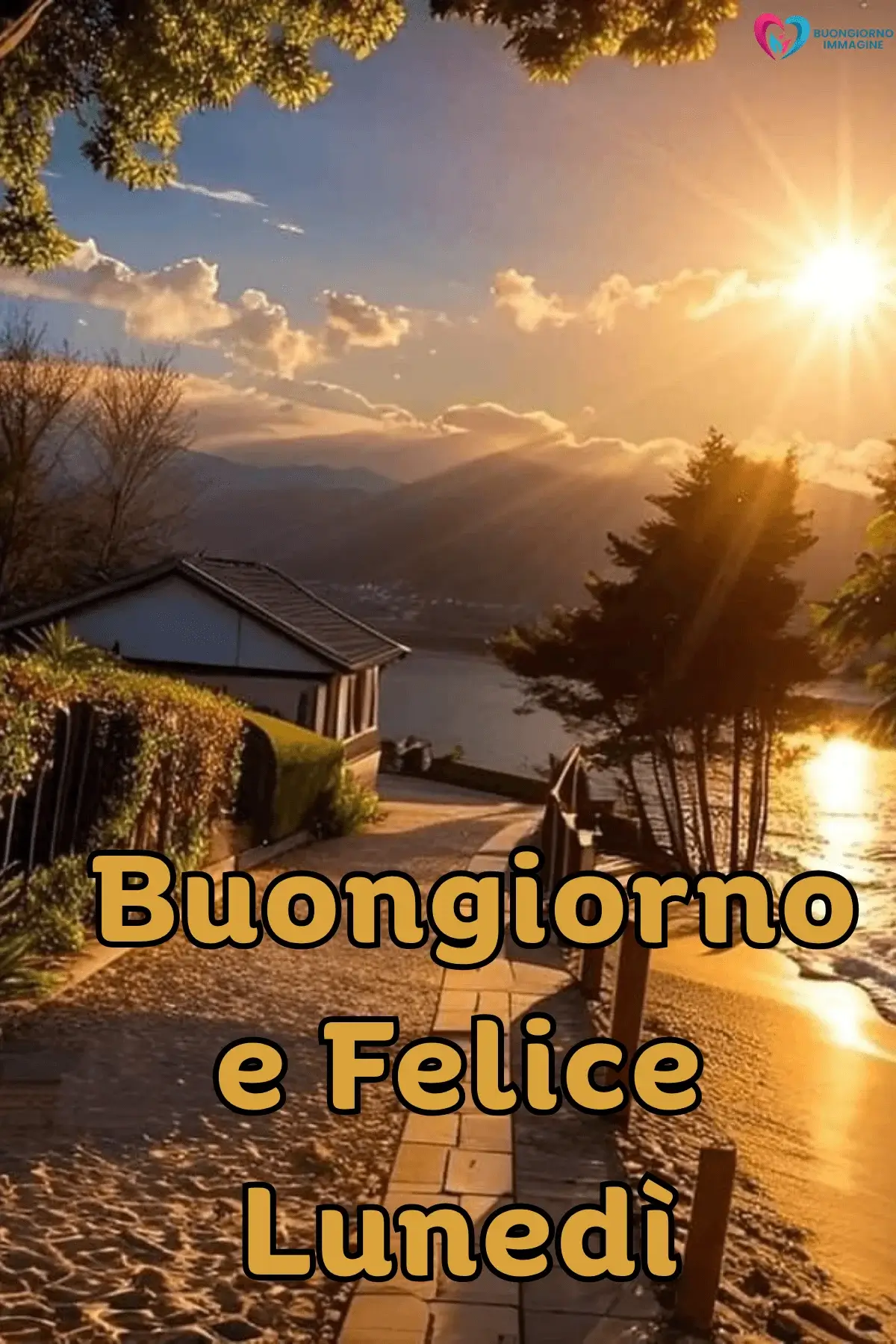 immagini buongiorno buon lunedì con cielo sereno