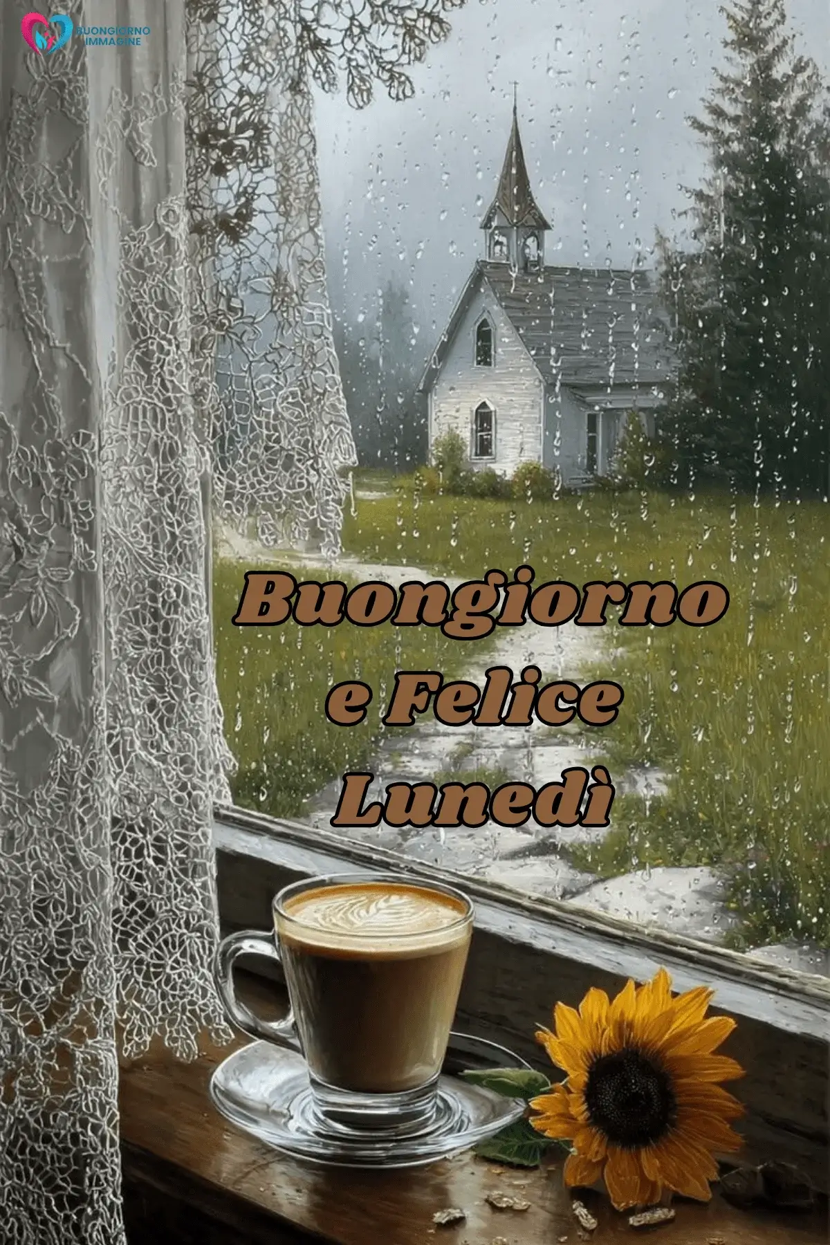 immagini buongiorno buon lunedì con cuore e amore