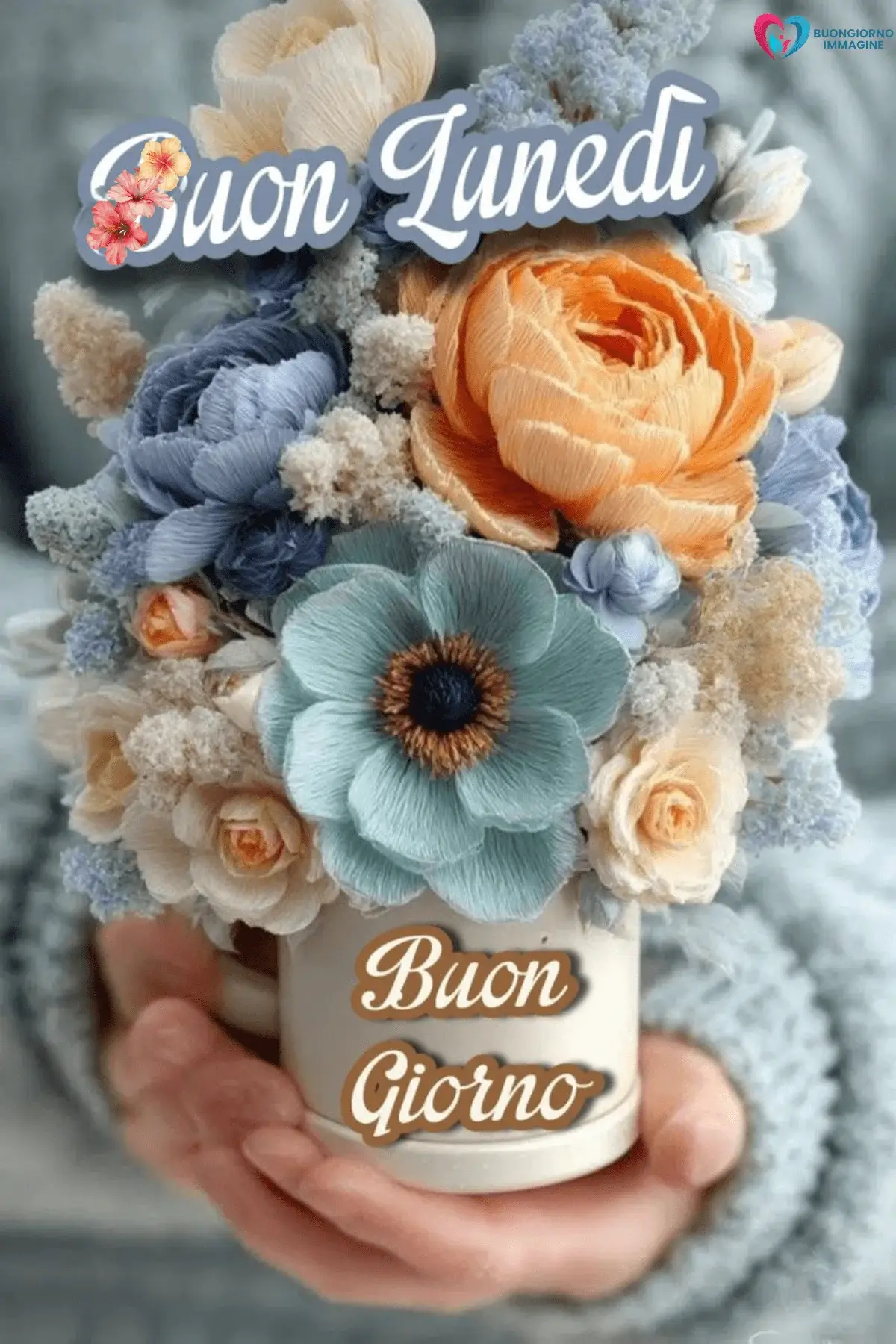 immagini buongiorno buon lunedì con natura e fiori