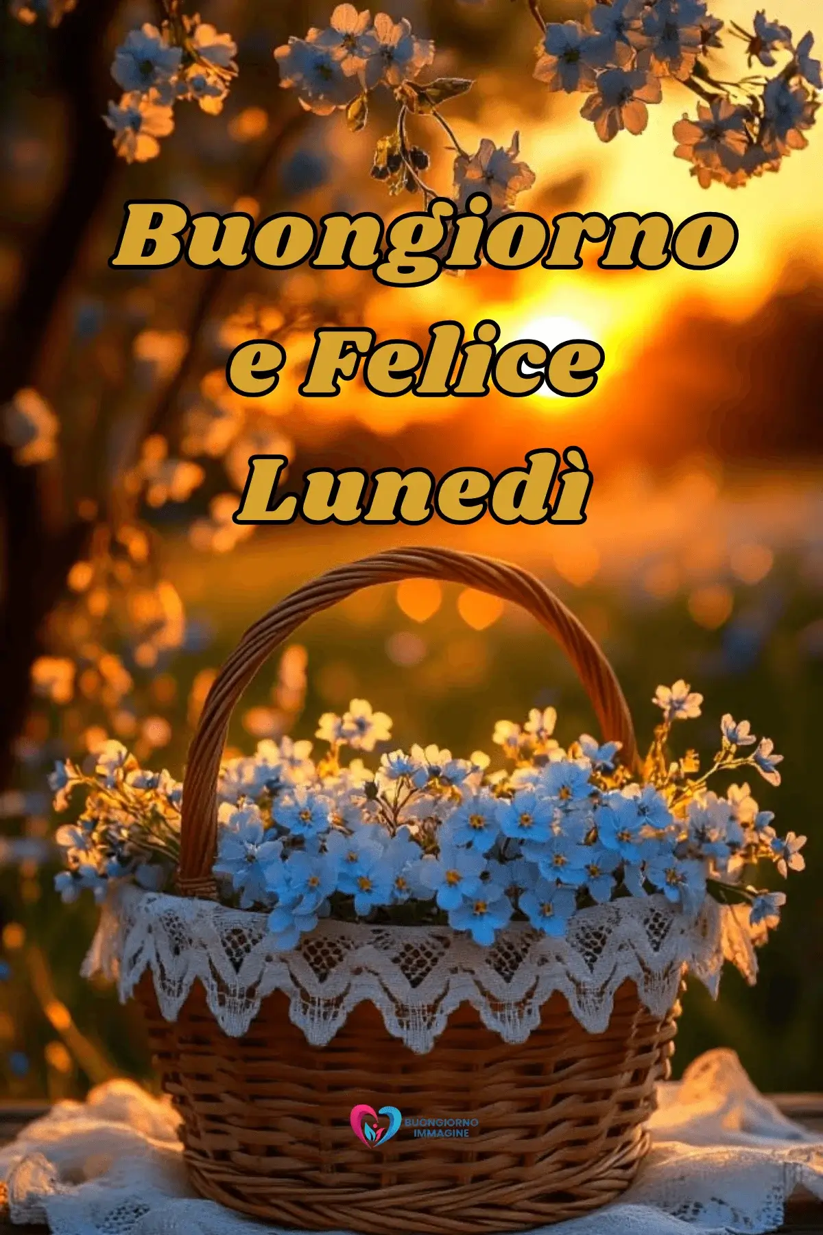immagini buongiorno buon lunedì con natura e sole