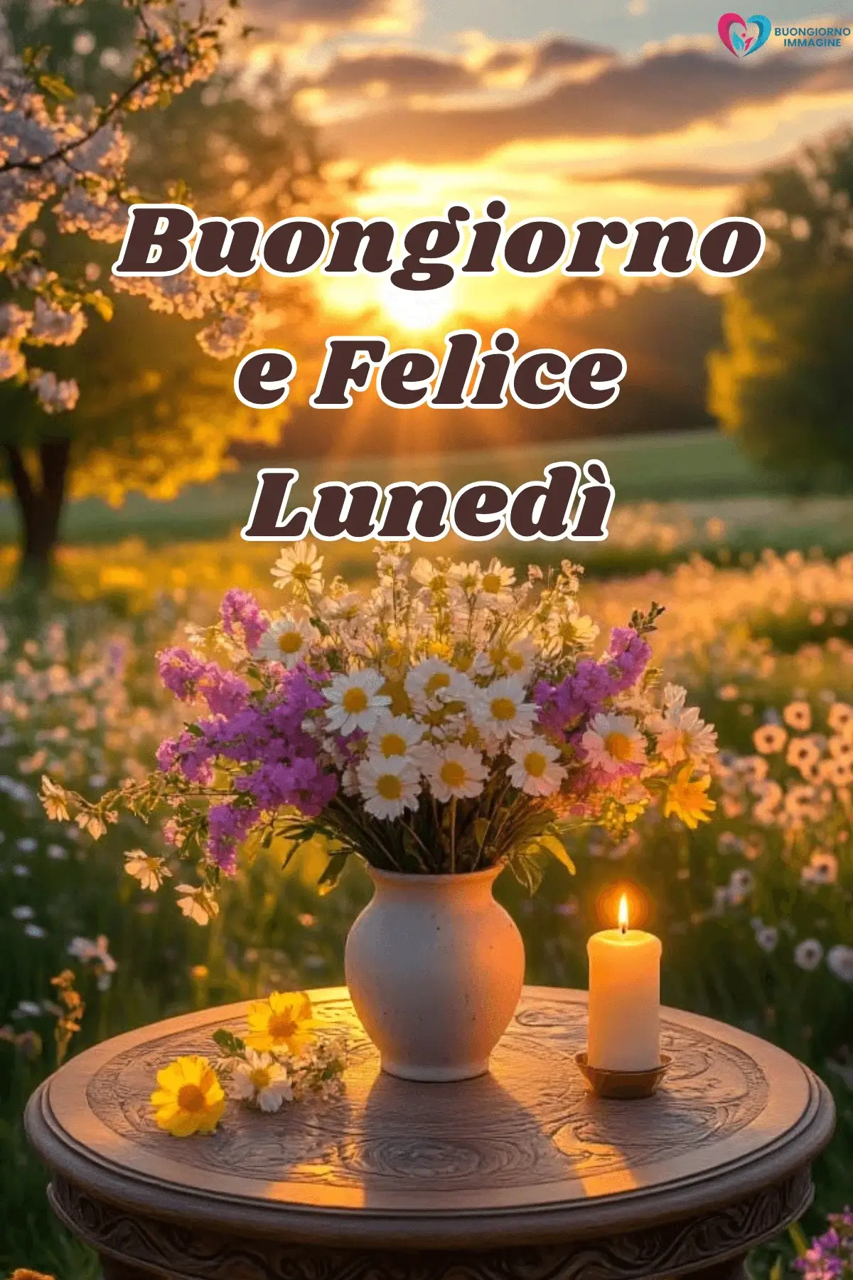 immagini buongiorno buon lunedì con paesaggio tranquillo