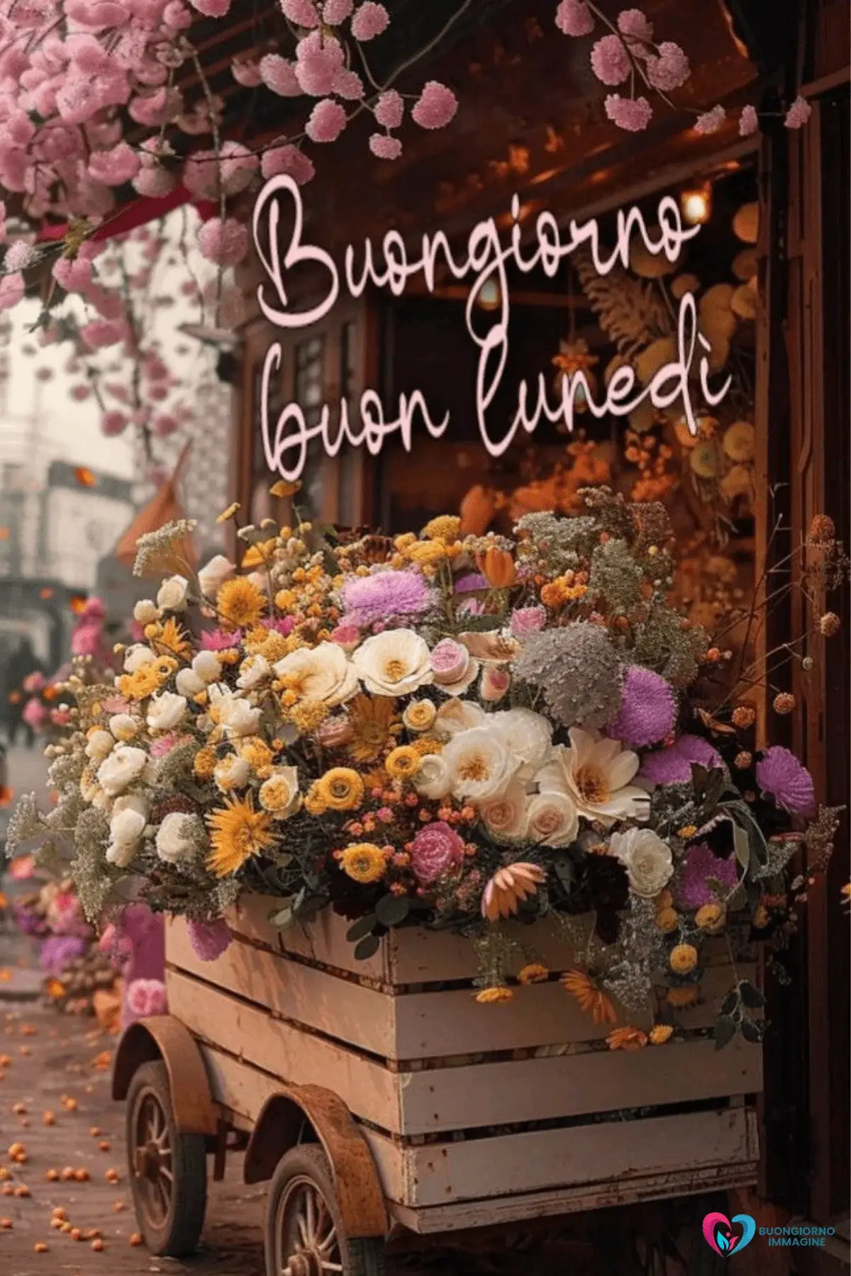 immagini buongiorno buon lunedì con stile artistico