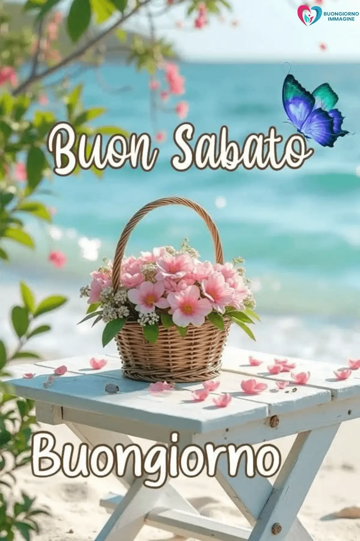 immagini buongiorno buon sabato con frase breve positiva