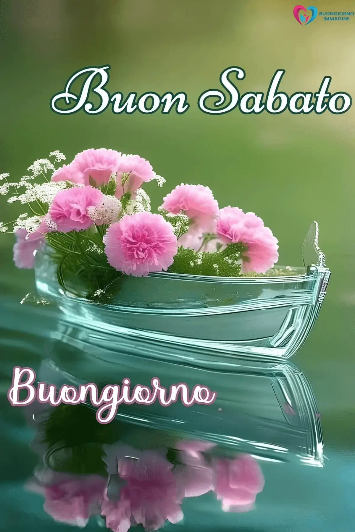immagini buongiorno buon sabato con paesaggio tranquillo