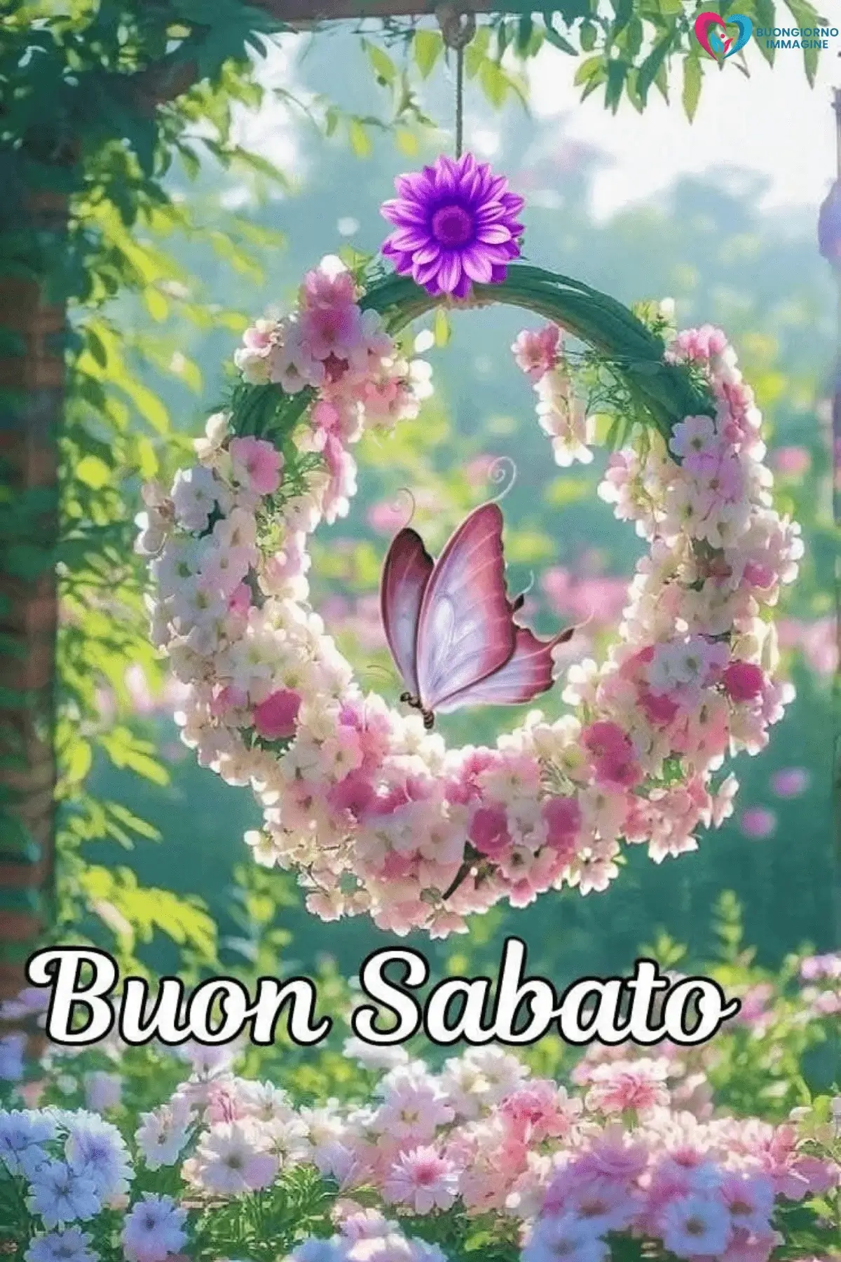 immagini buongiorno buon sabato con sole splendente
