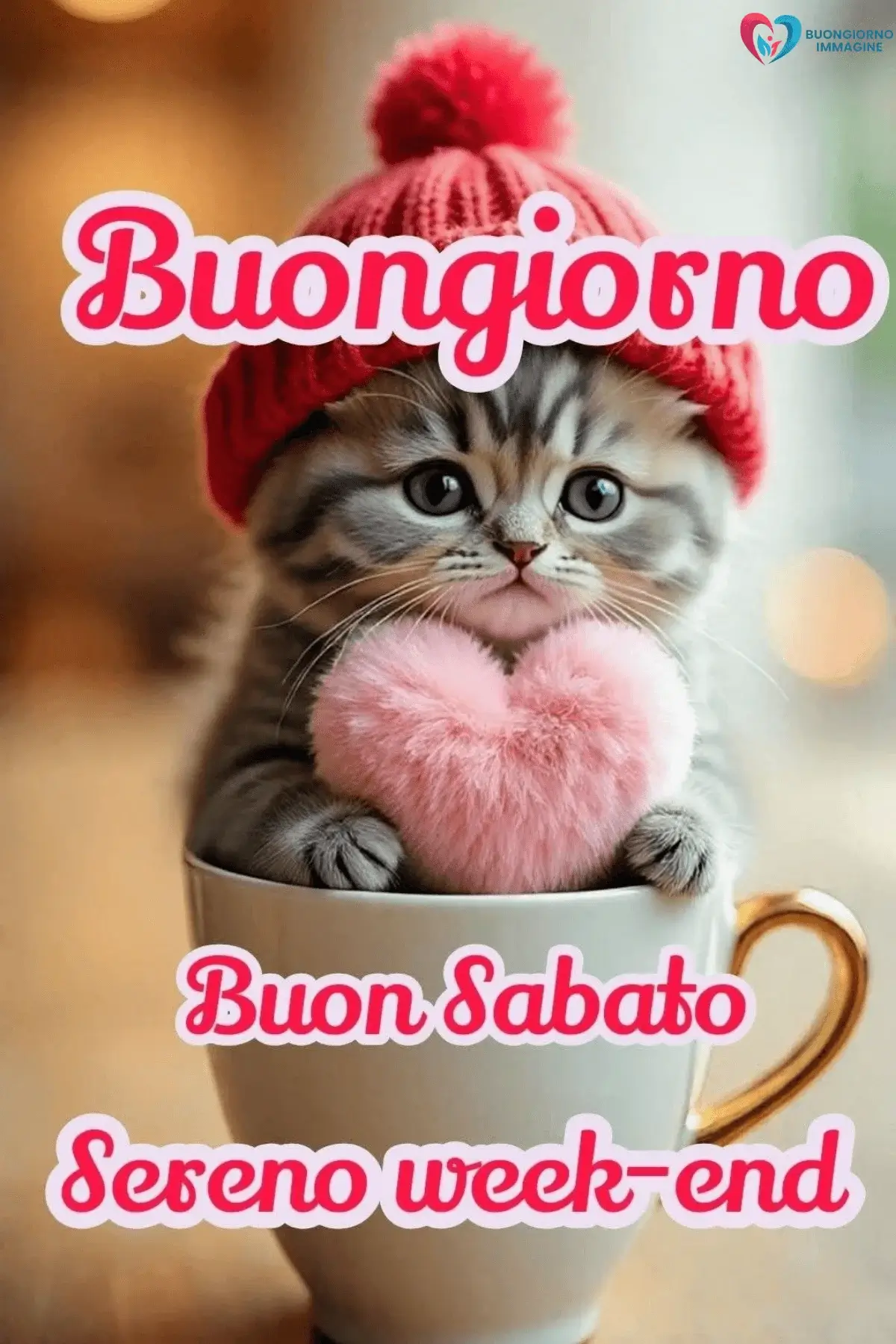 immagini buongiorno buon sabato con stile romantico