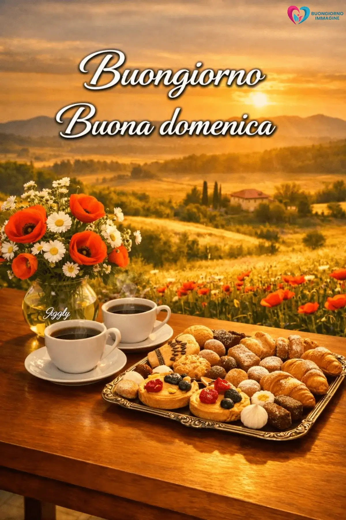 immagini buongiorno buona domenica con atmosfera rilassante