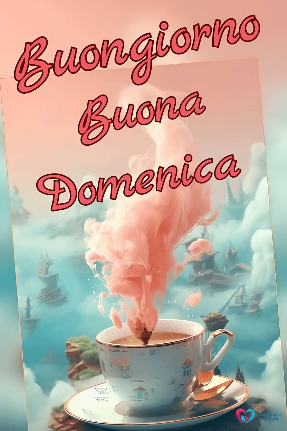 immagini buongiorno buona domenica con colazione e sole