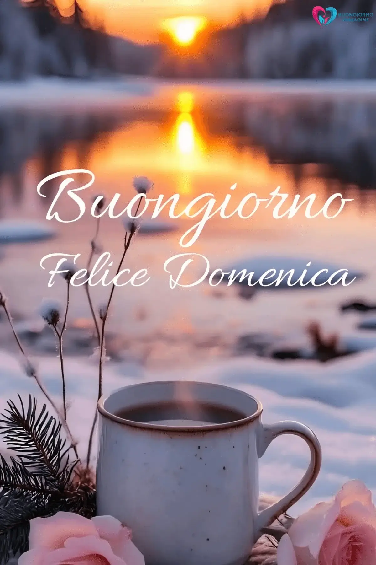 immagini buongiorno buona domenica con design creativo
