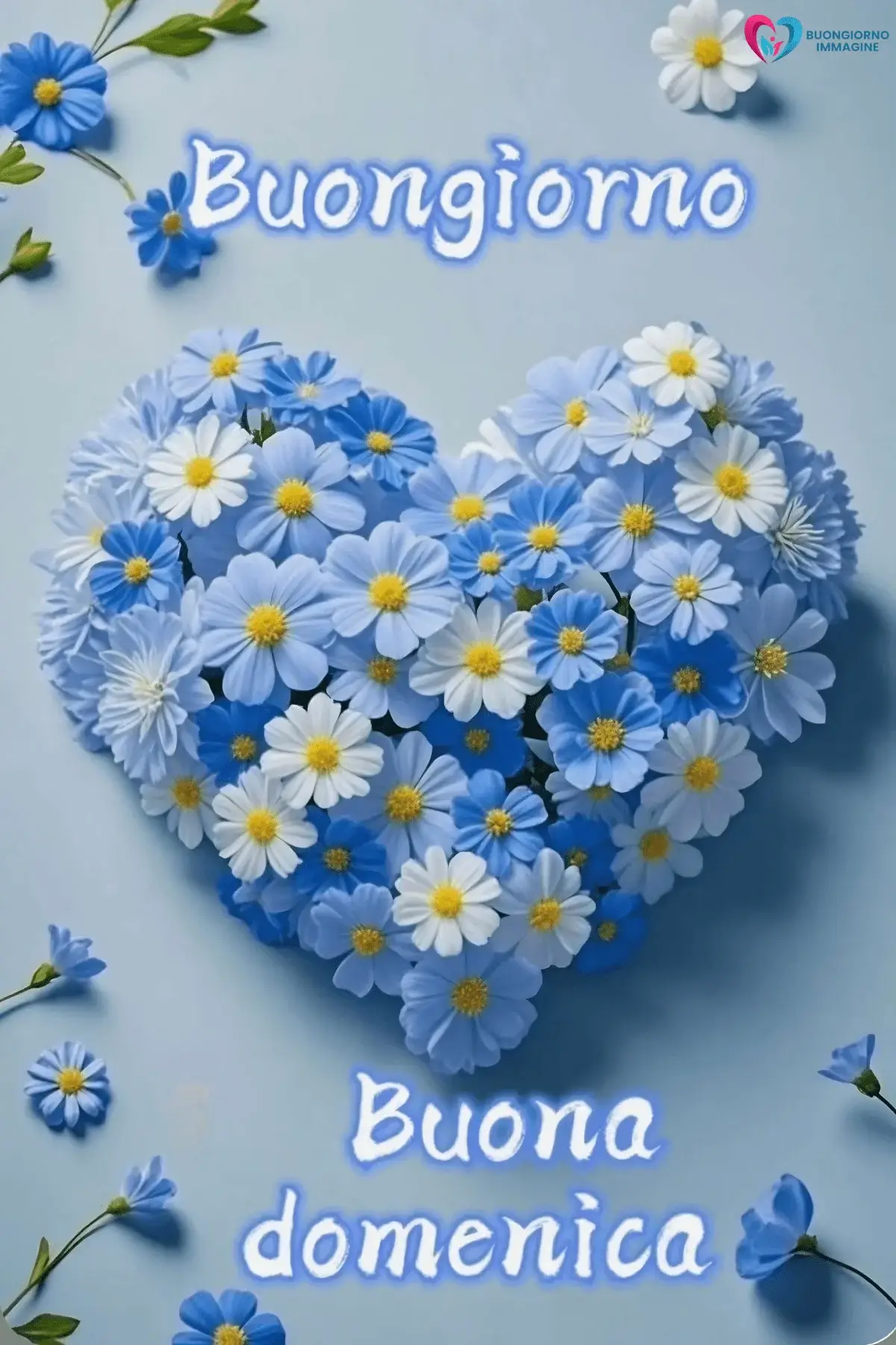 immagini buongiorno buona domenica con fiori gialli