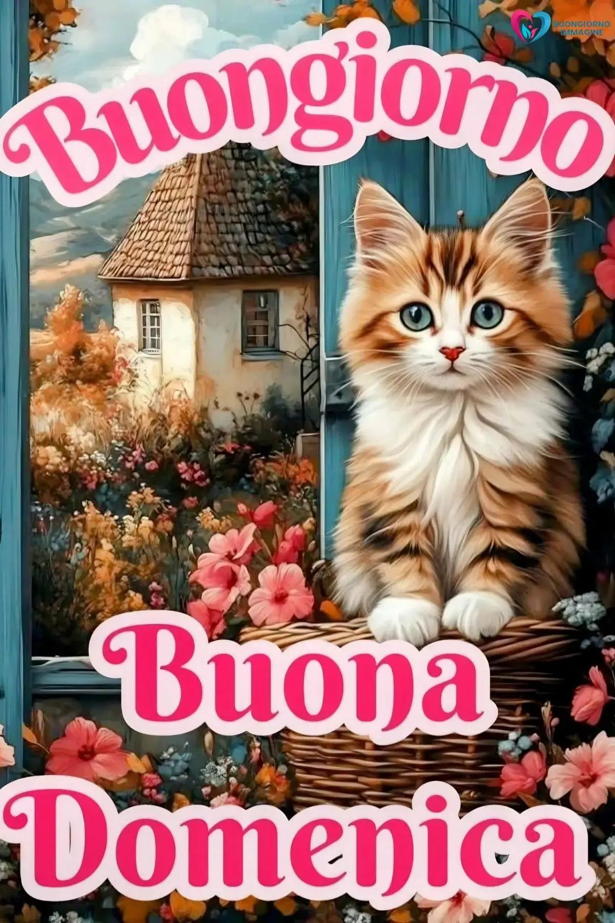 immagini buongiorno buona domenica con frase motivazionale italiana