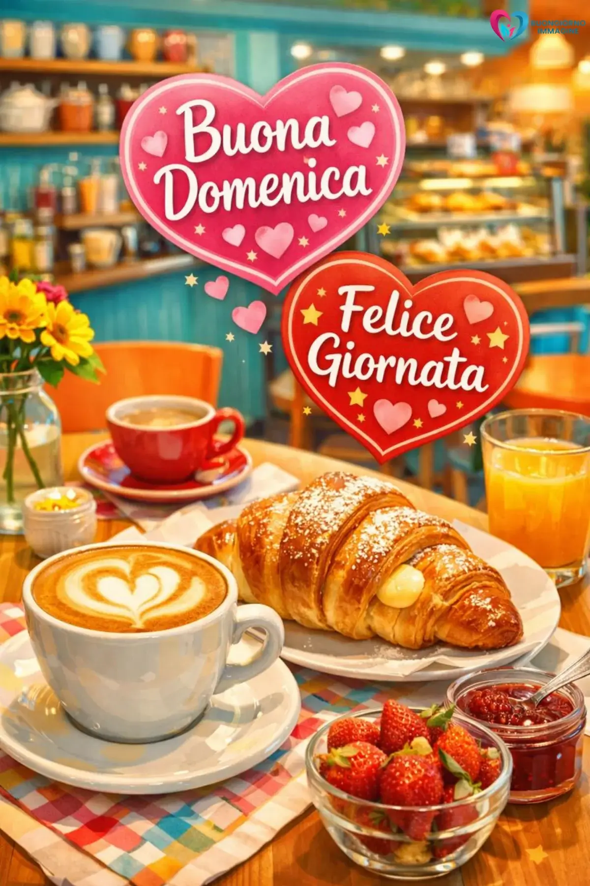 immagini buongiorno buona domenica con messaggi positivi