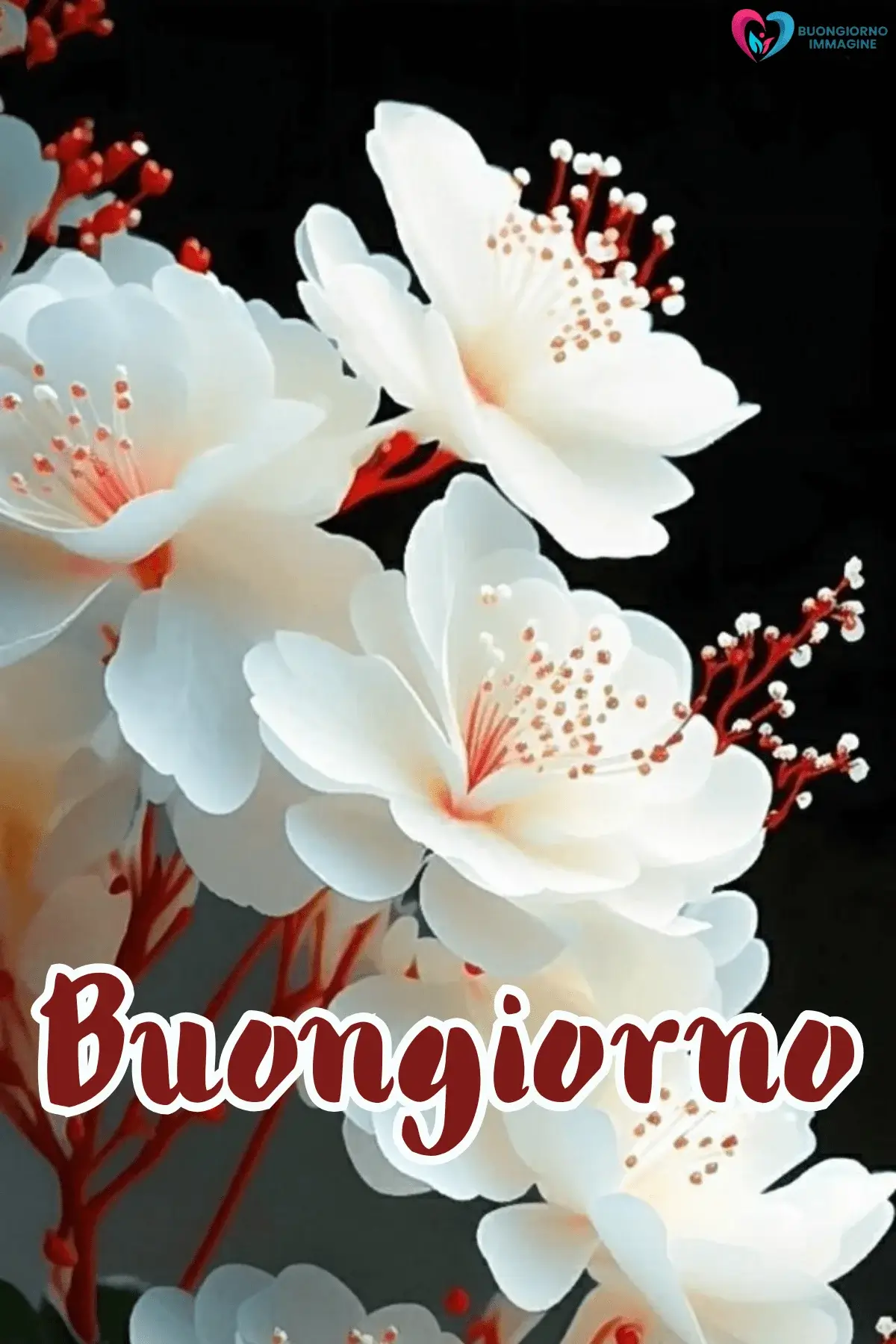 immagini buongiorno con composizioni floreali artistiche