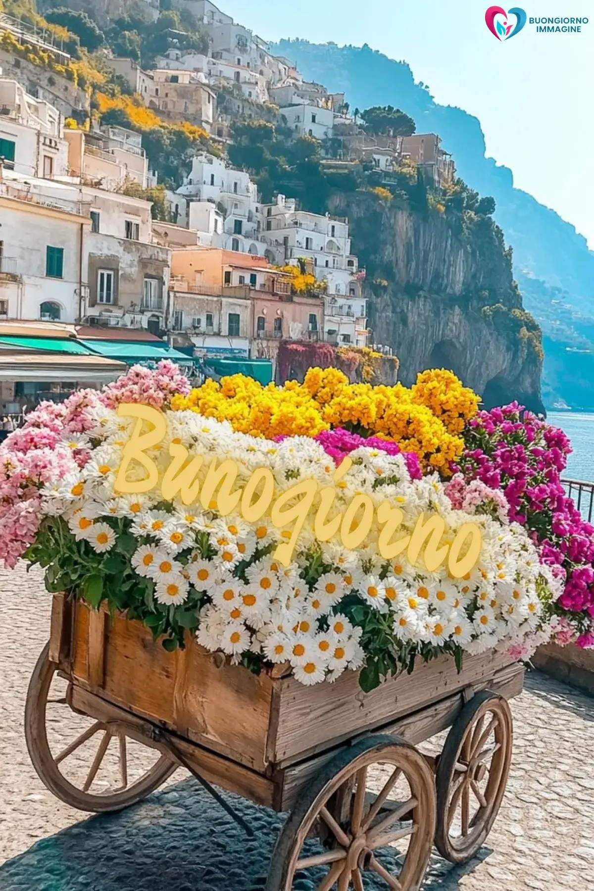 immagini buongiorno con natura verde e fiori