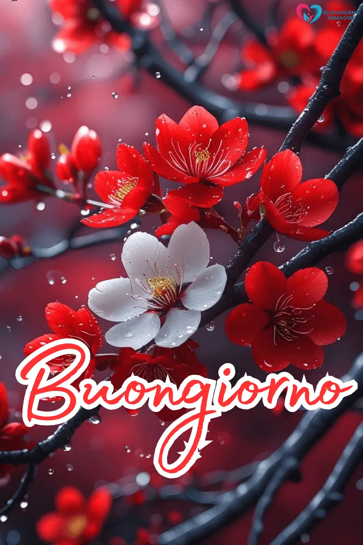 immagini buongiorno con peonie romantiche