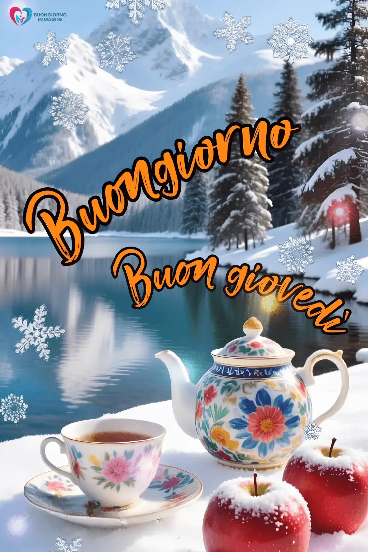 immagini buongiorno giovedì con atmosfera calma e positiva