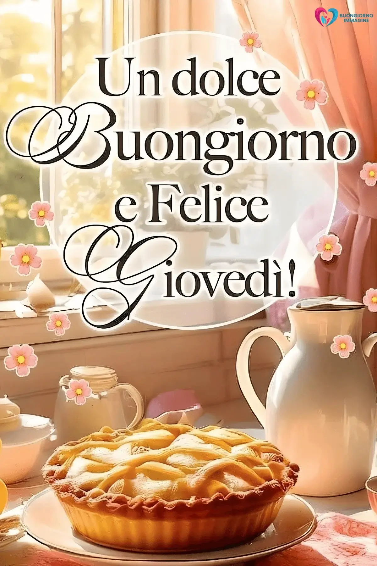 immagini buongiorno giovedì con atmosfera familiare italiana