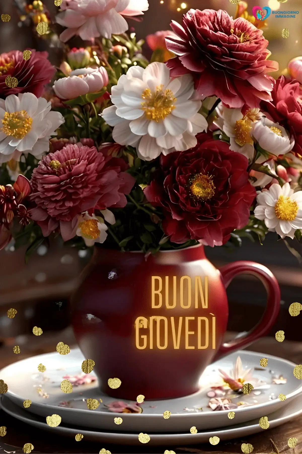 immagini buongiorno giovedì con atmosfera italiana mattutina