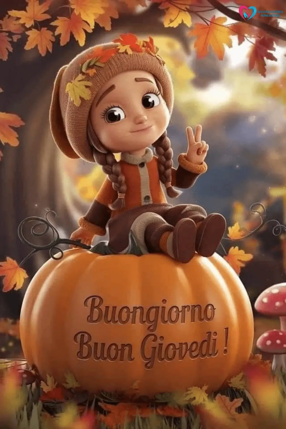immagini buongiorno giovedì con design adatto a smartphone