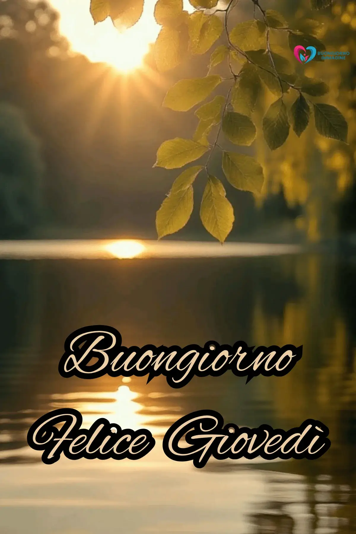 immagini buongiorno giovedì con sole e natura rilassante
