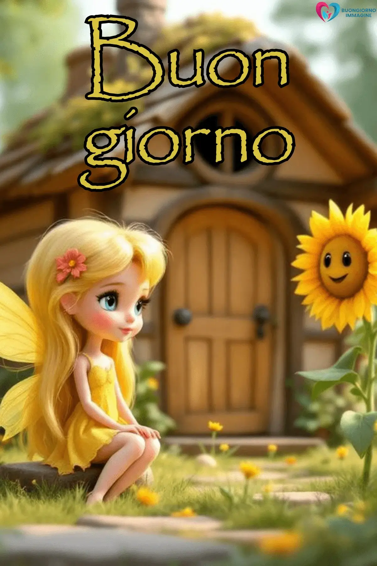 immagini buongiorno le ali del sorriso con colori soft