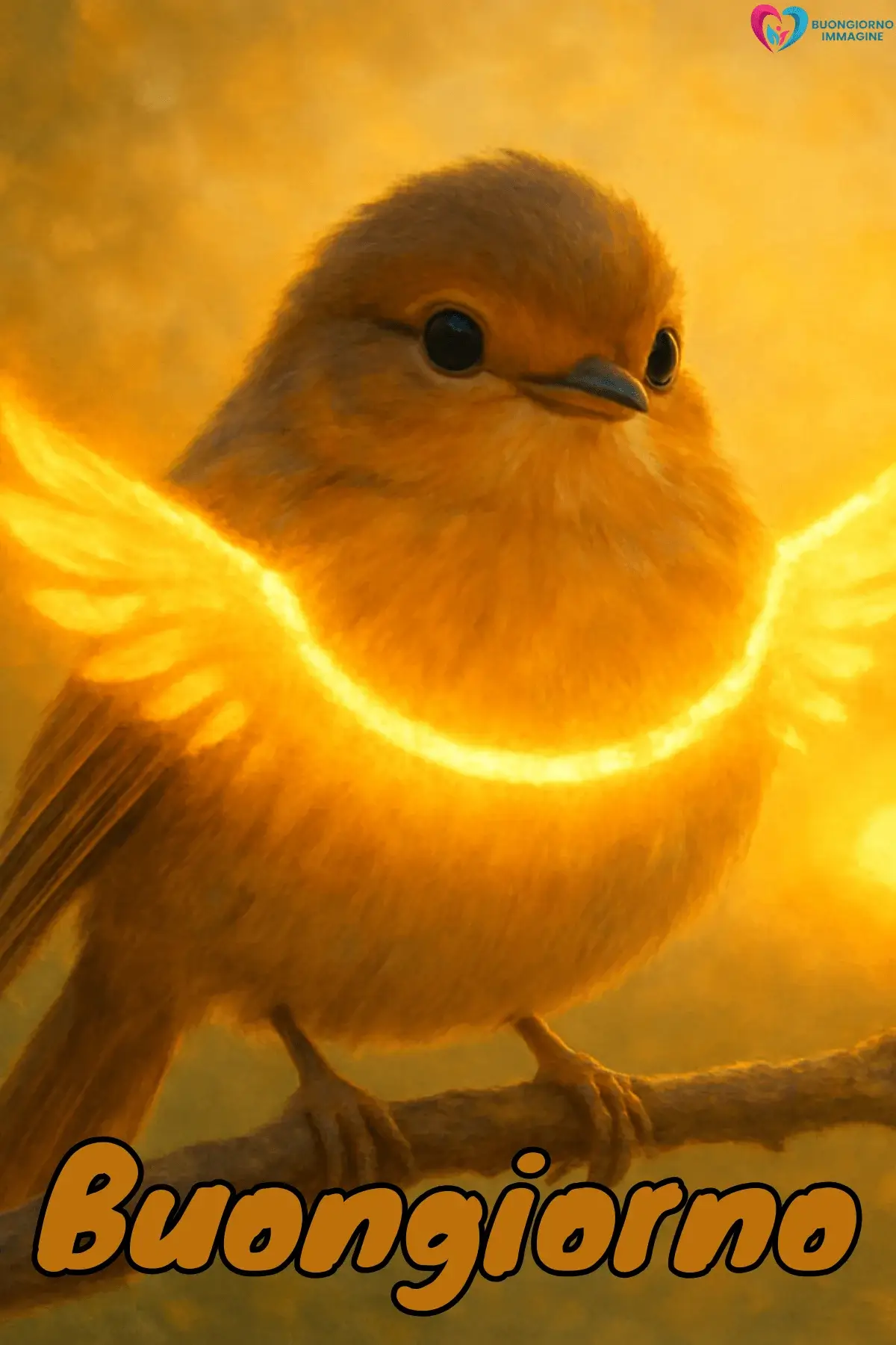immagini buongiorno le ali del sorriso con sole mattutino