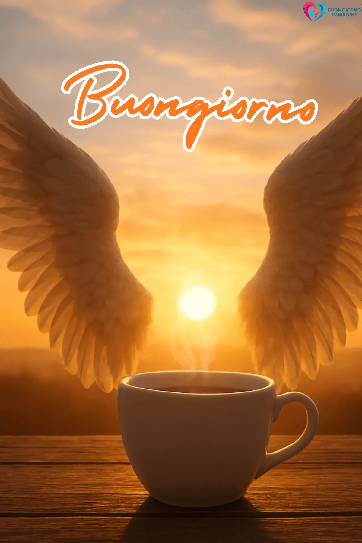 immagini buongiorno le ali del sorriso con vibrazioni serene