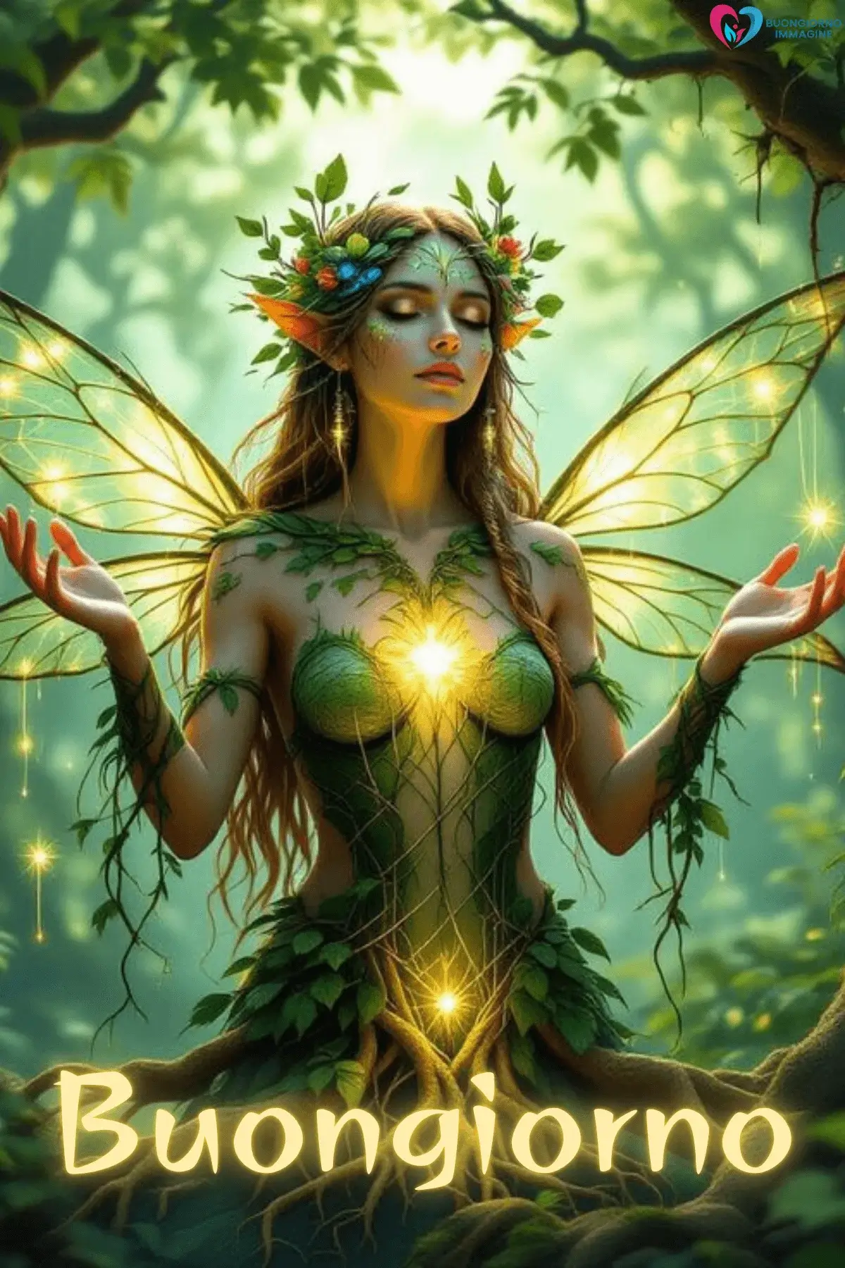 immagini buongiorno le fate del sole con buongiorno felice