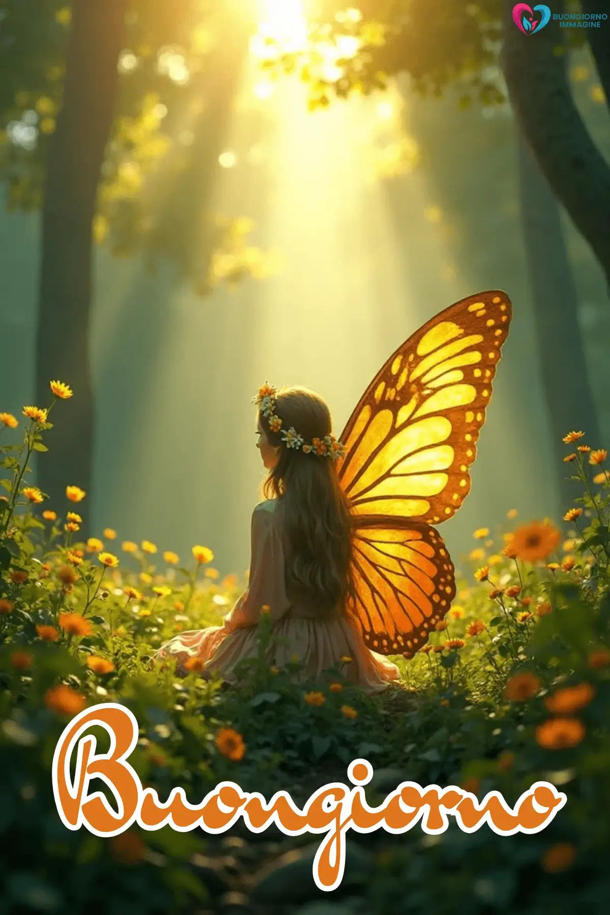 immagini buongiorno le fate del sole con design creativo