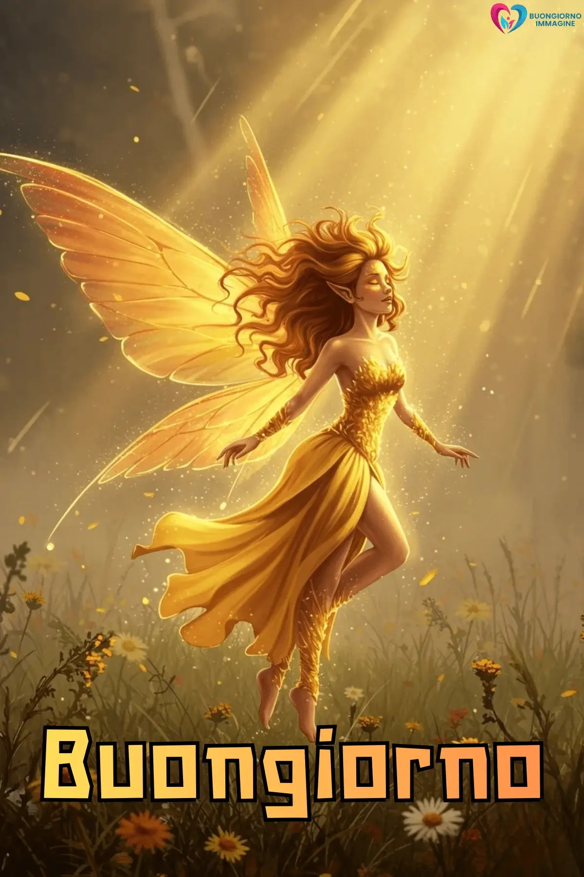 immagini buongiorno le fate del sole con rose