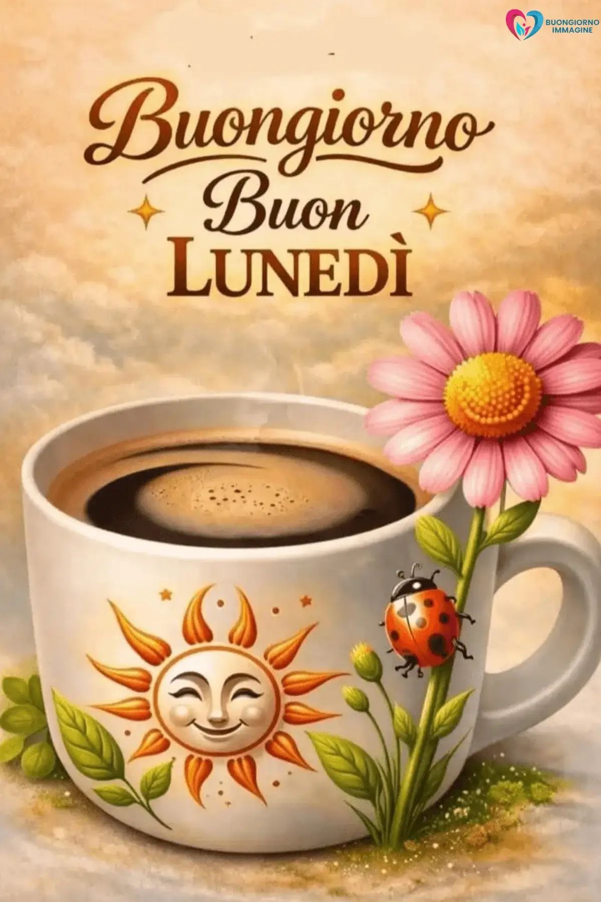 immagini buongiorno lunedì caffè e sole